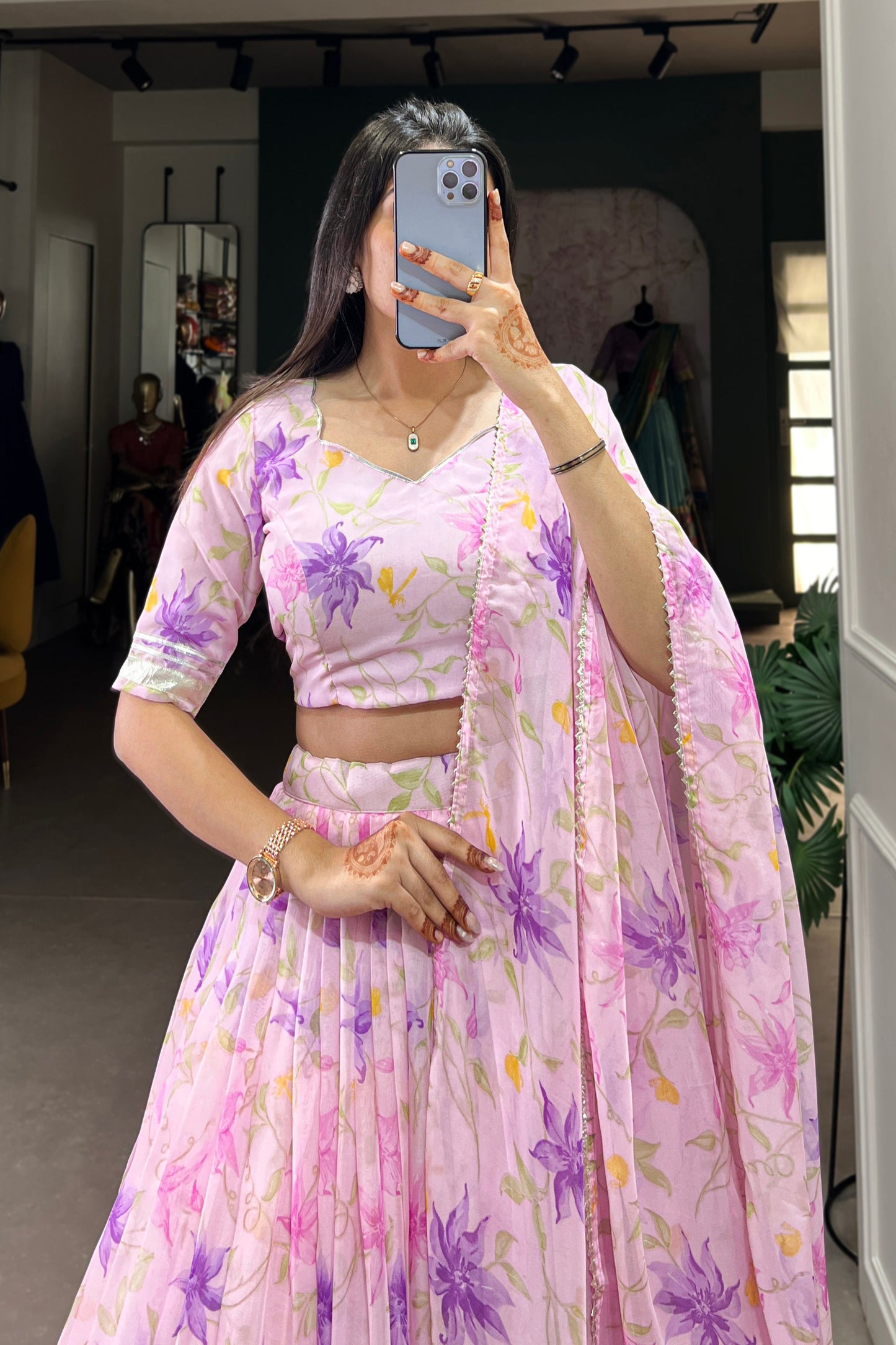 light pink lehenga,plus size available,Comfort Fit,Premium Fabric,Express Delivery.
