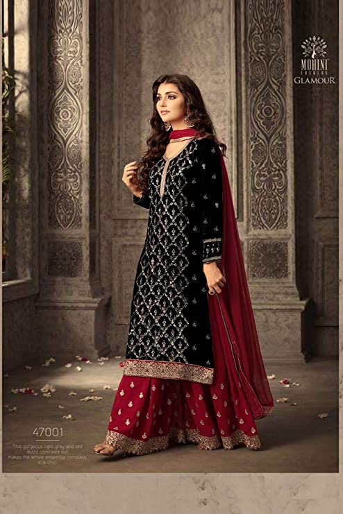 Eid Festival Party Wear Stitched Salwar Kameez Palazzo with Dupatta