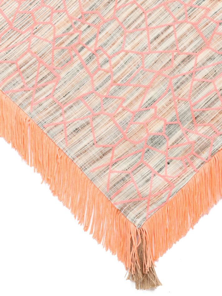 Off-White Women's Trendy Designer Pure Khadi Cotton Fabric Dupatta