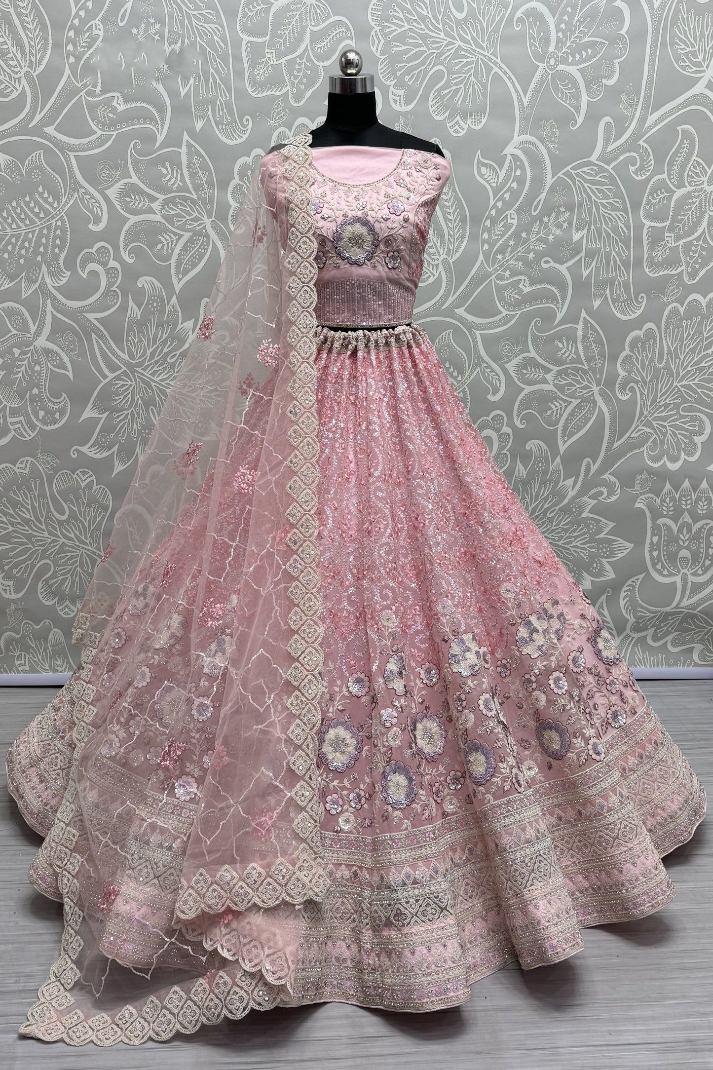 pink lehenga,plus size available,Comfort Fit,Premium Fabric,Express Delivery.