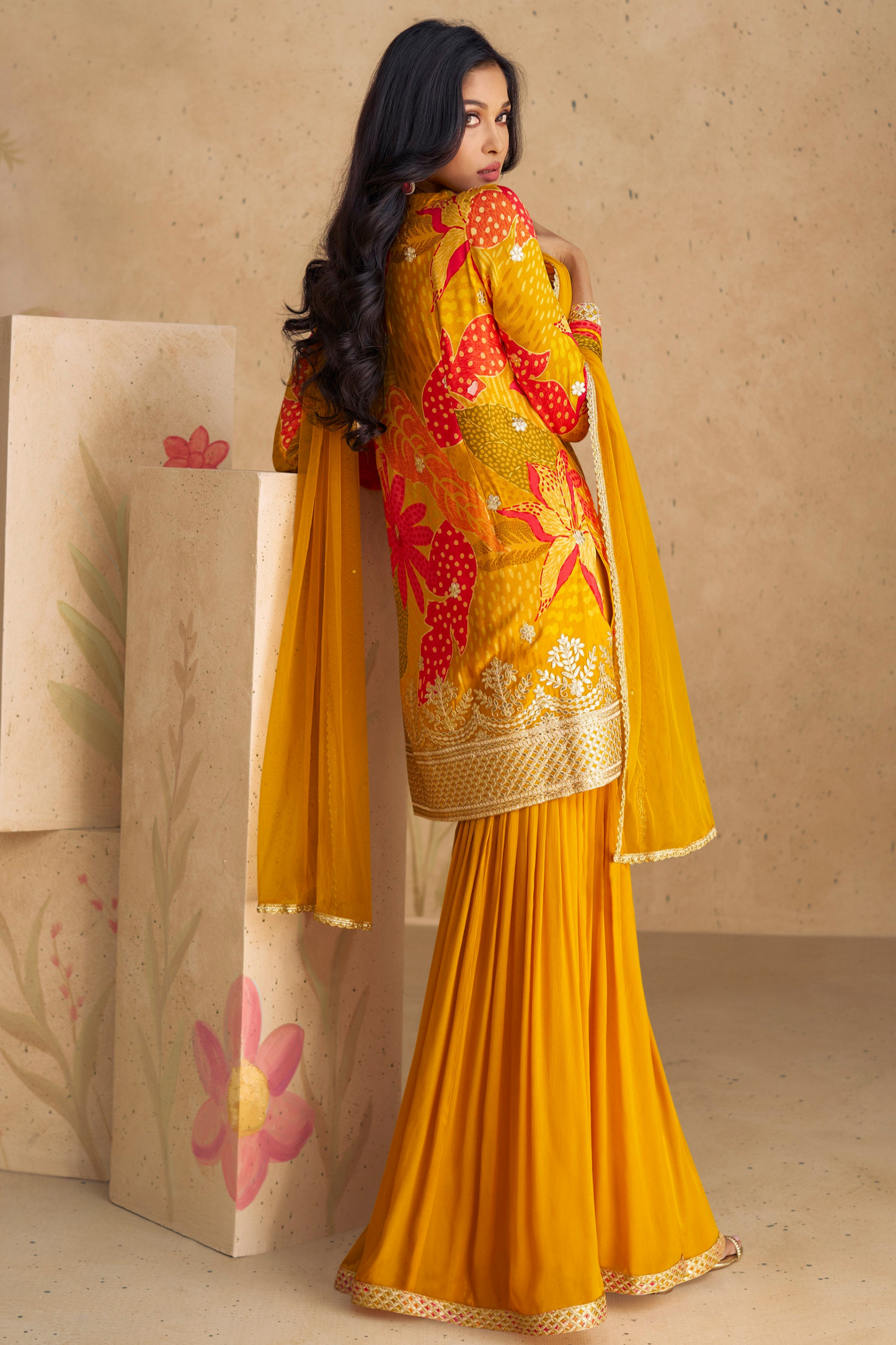 Designer salwar kameez reception party wear with embroidery work