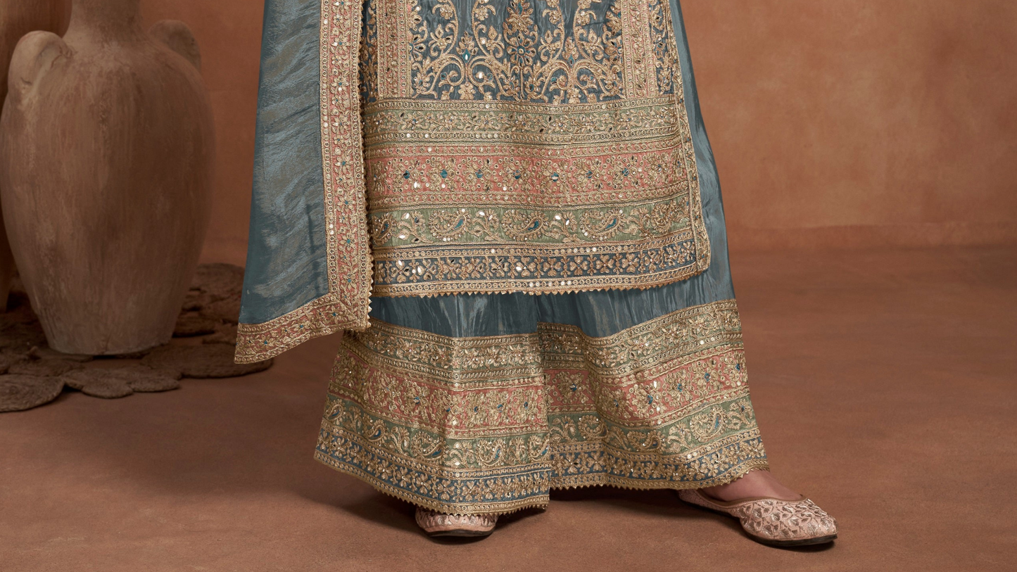Indian Pakistani wedding reception party ready-made salwar kameez suit