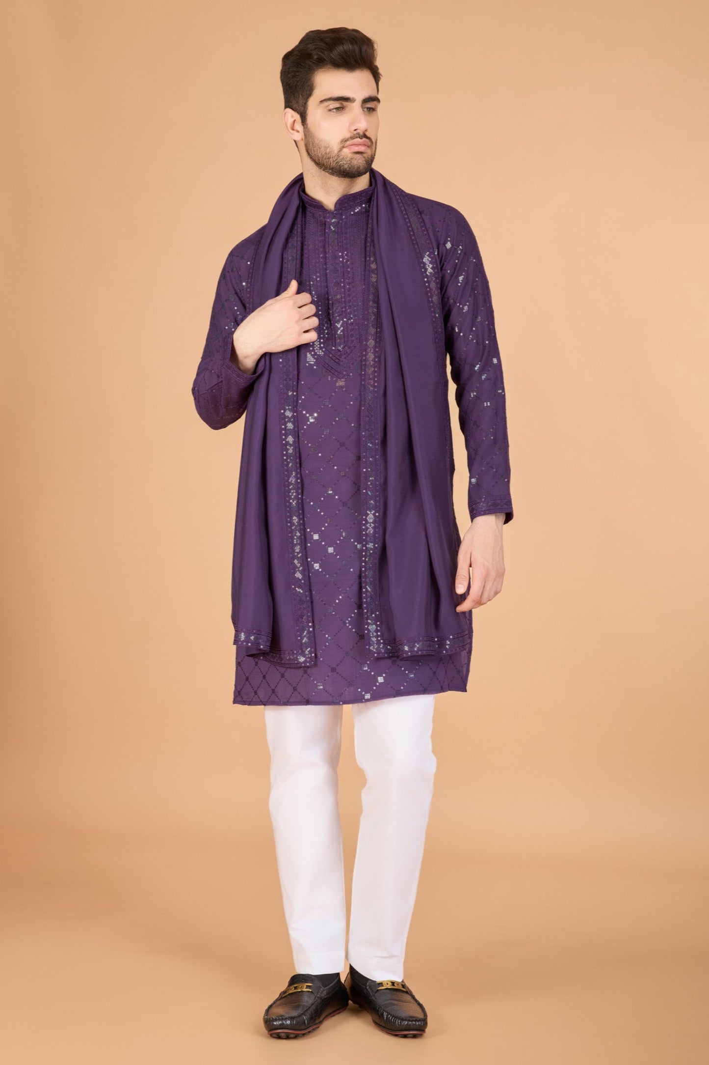 purple kurta,plus size available,Comfort Fit,Premium Fabric,Express Delivery.