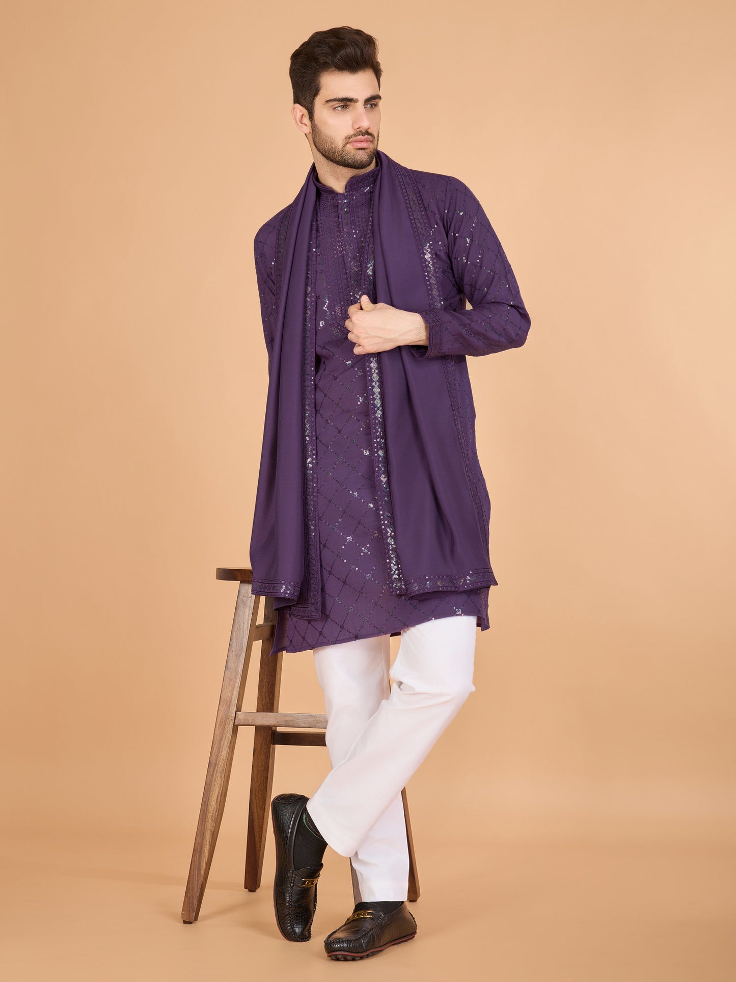 purple kurta,plus size available,Comfort Fit,Premium Fabric,Express Delivery.
