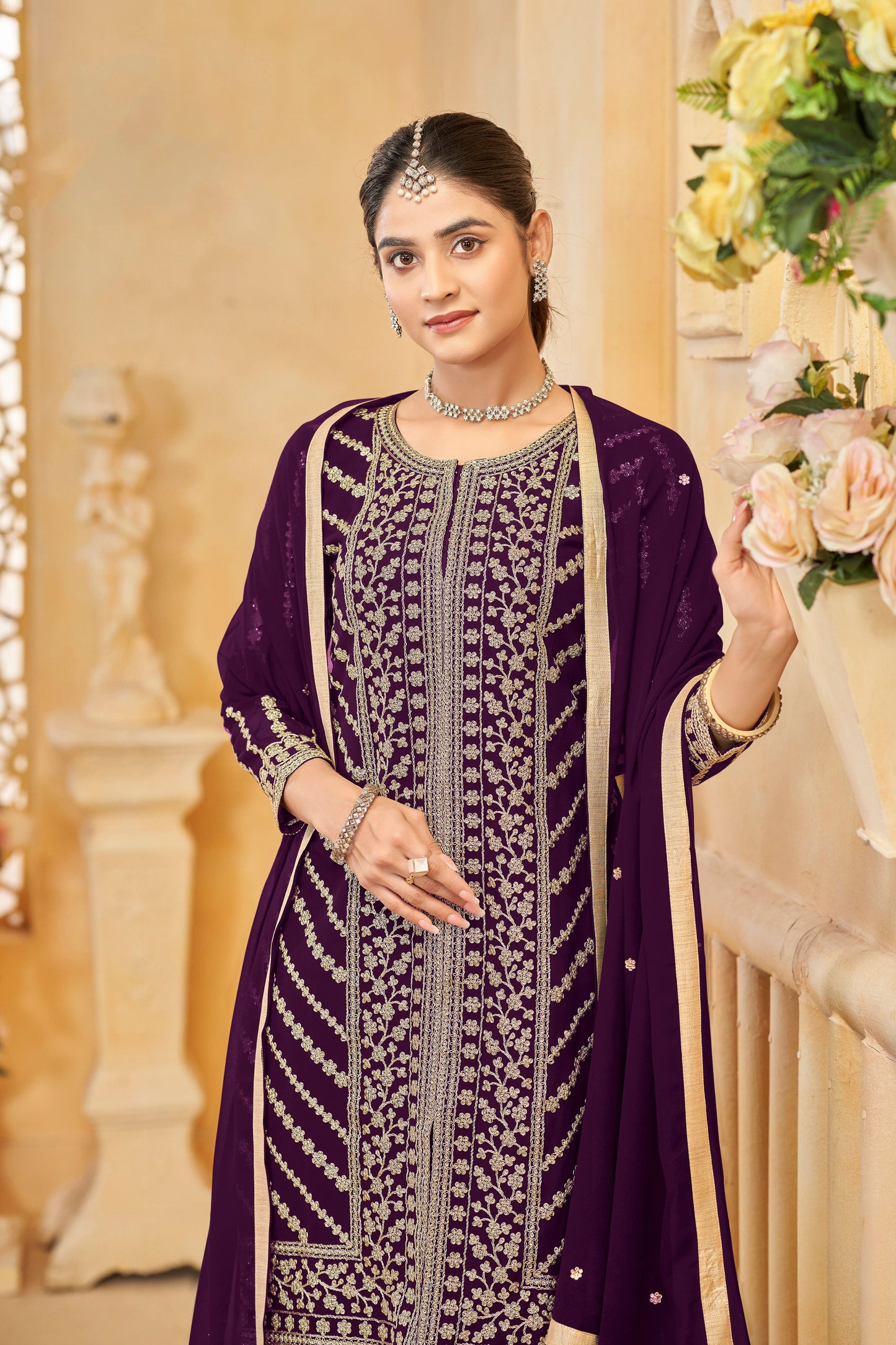 Traditional Sharara suit for events in USA