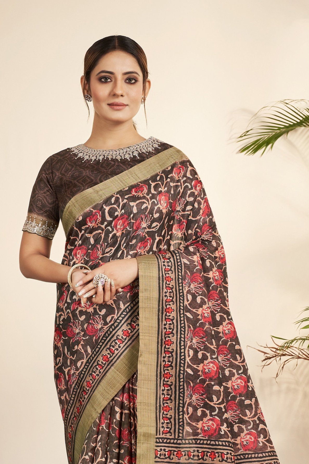 latest designer saree