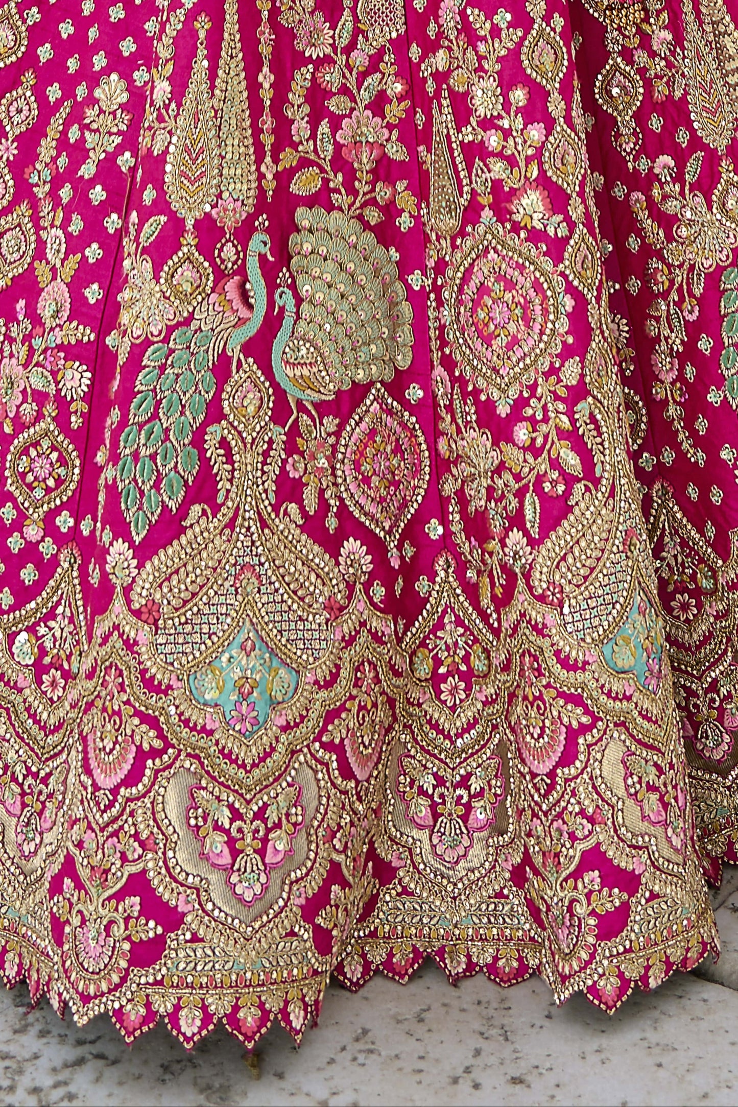 "Celebrate traditions in the USA with our lehengas."