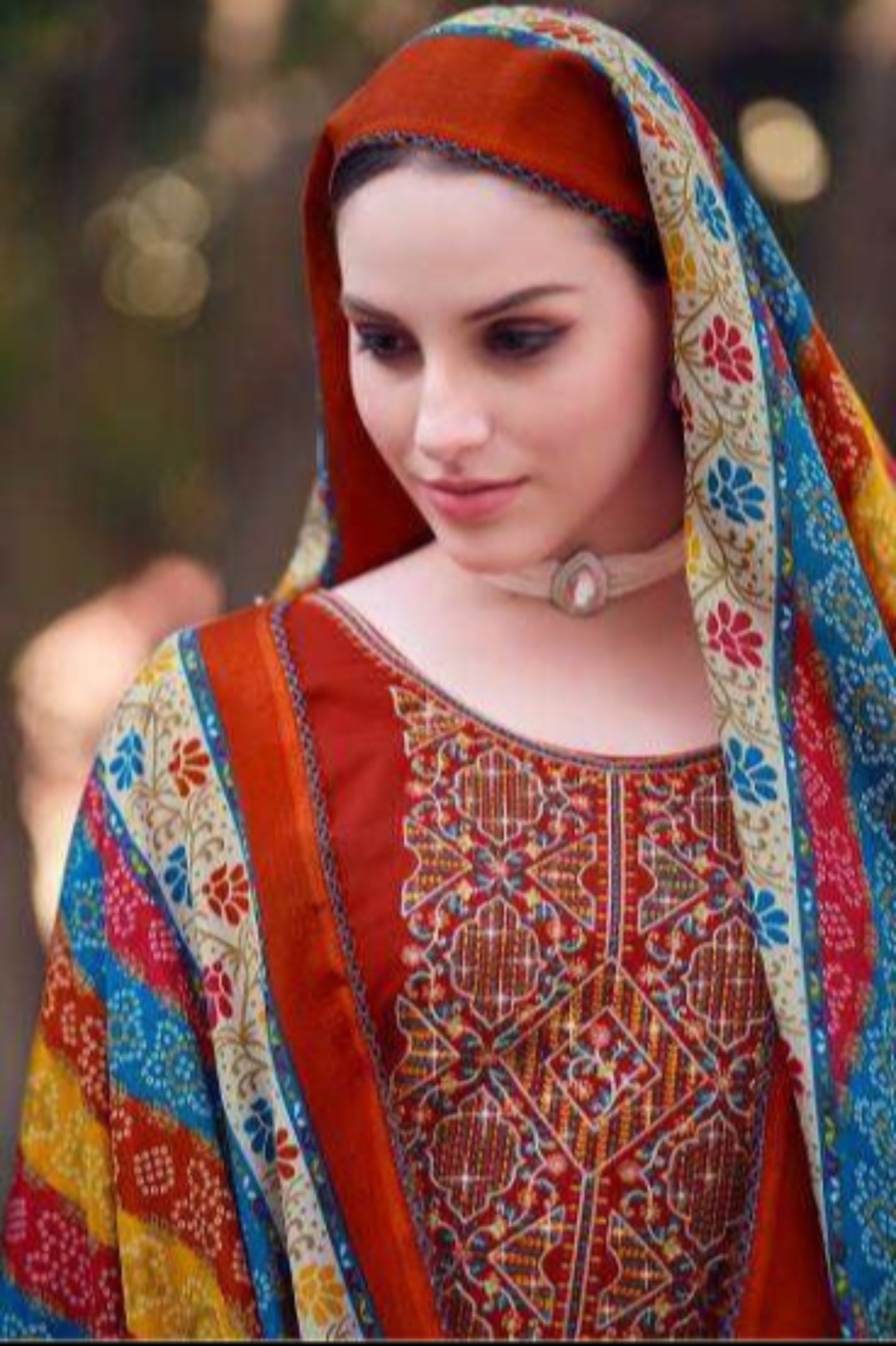 Perfect for a Wedding Party and Everyday Wear Red color shalwar kameez