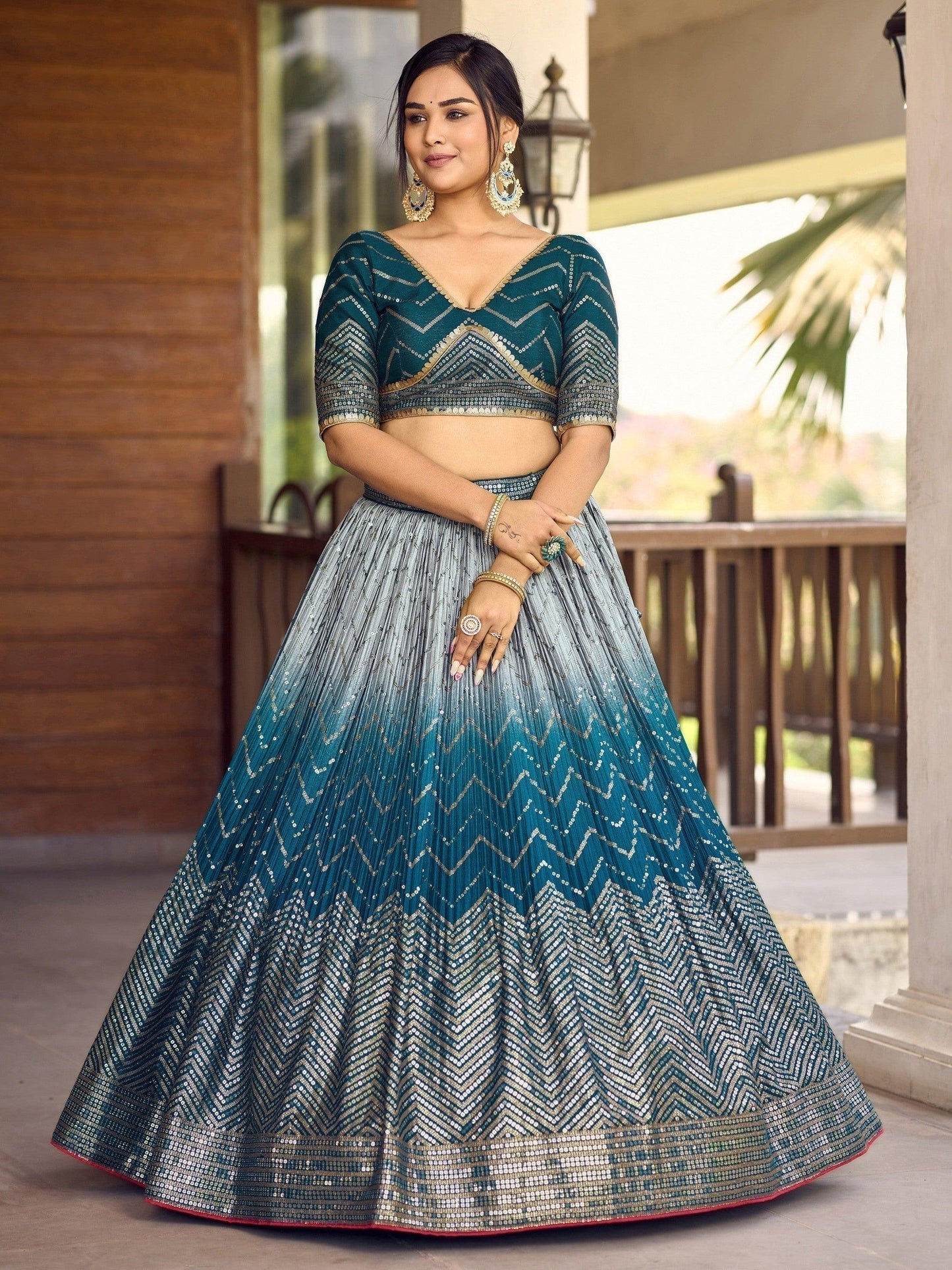 "Lehengas for Indian weddings in the USA."
