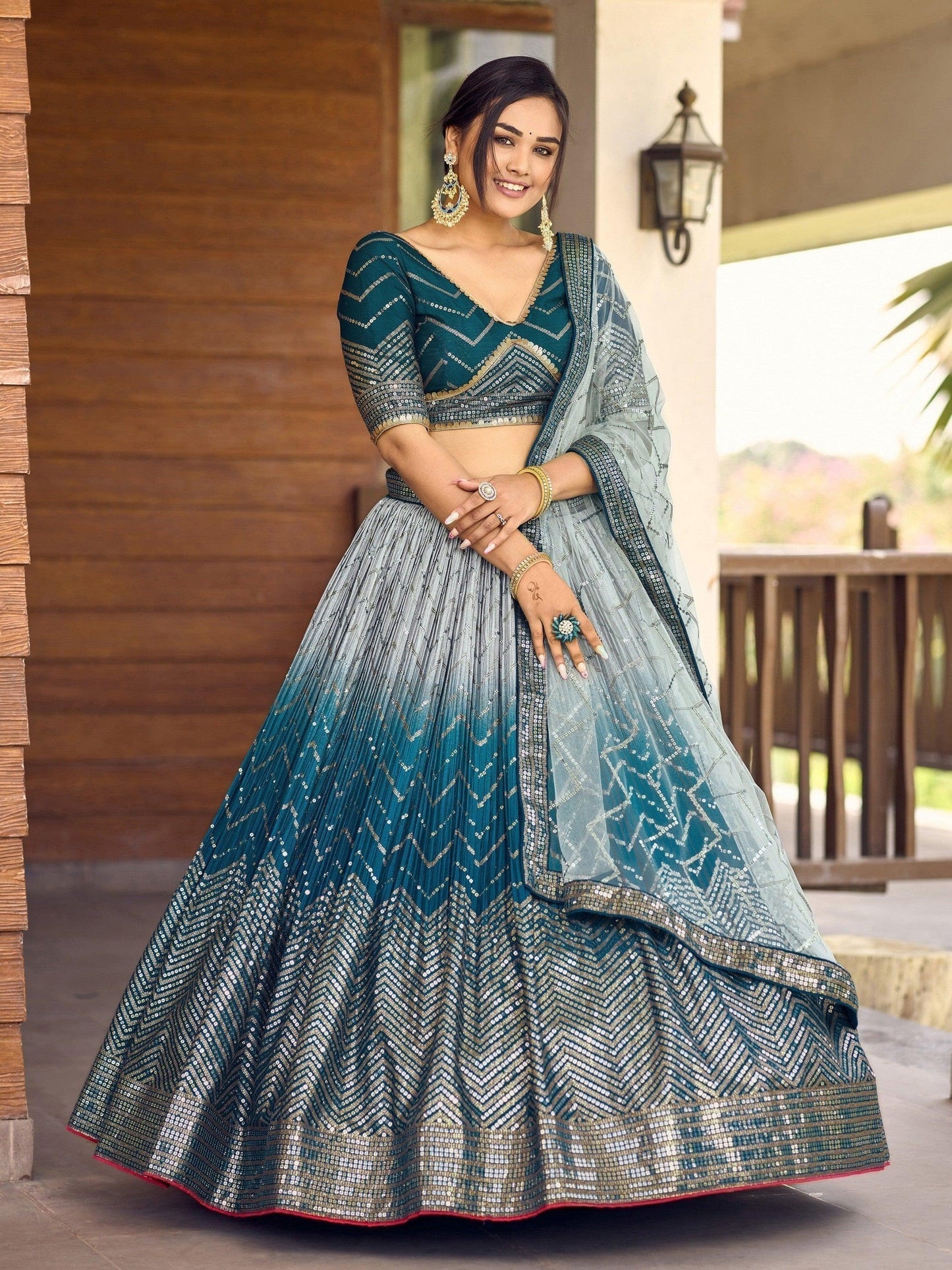 "Lehengas for Indian weddings in the USA."