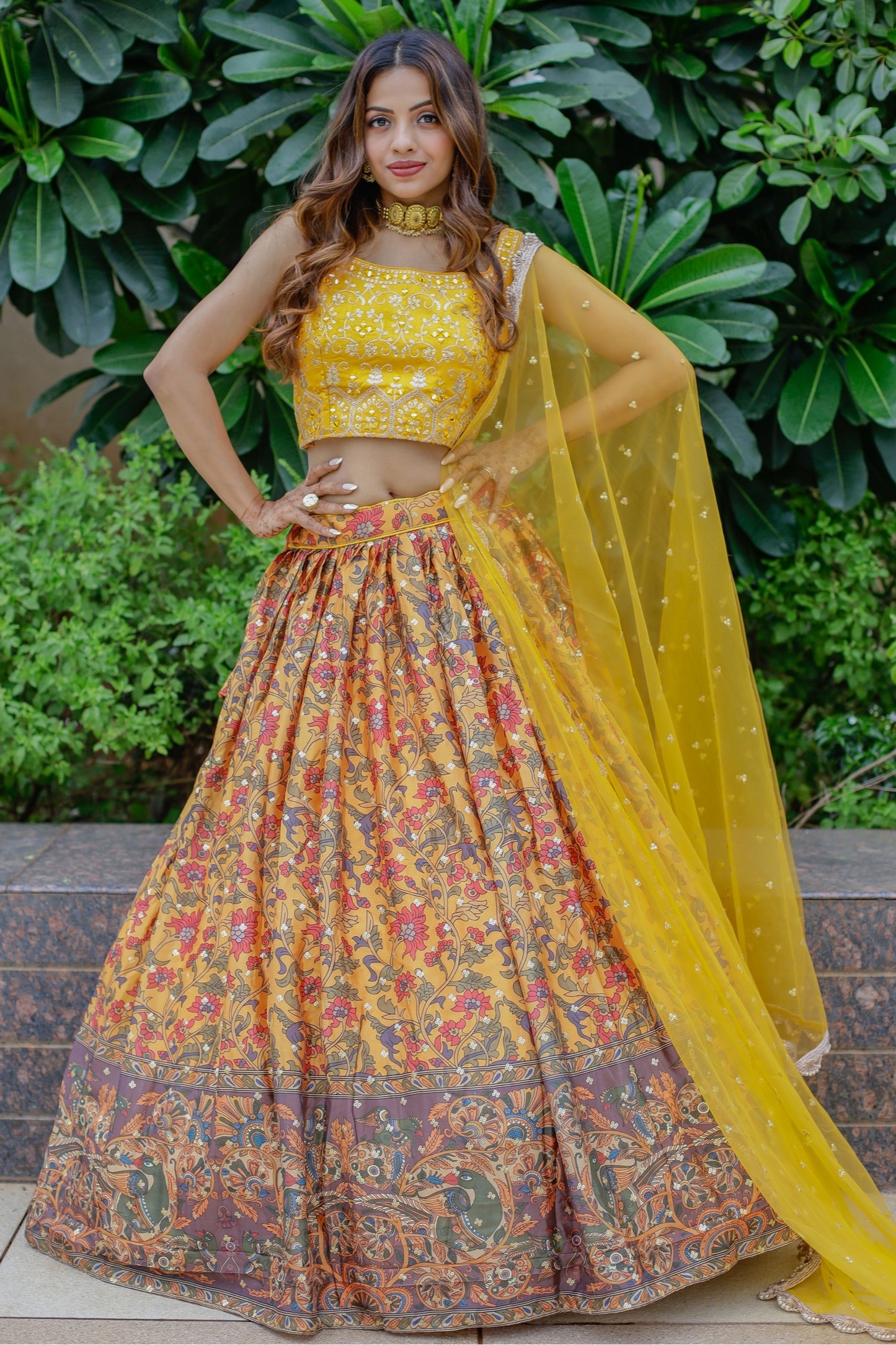 "Cultural event lehengas for Indian families in America."