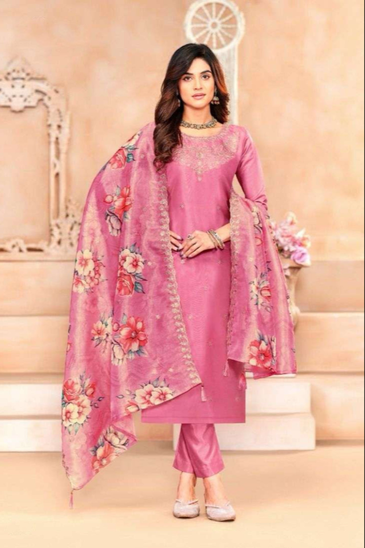 Light pink cotton wear brings a soft, graceful charm—ideal for daytime events, casual outings, or adding a feminine touch to your everyday look.