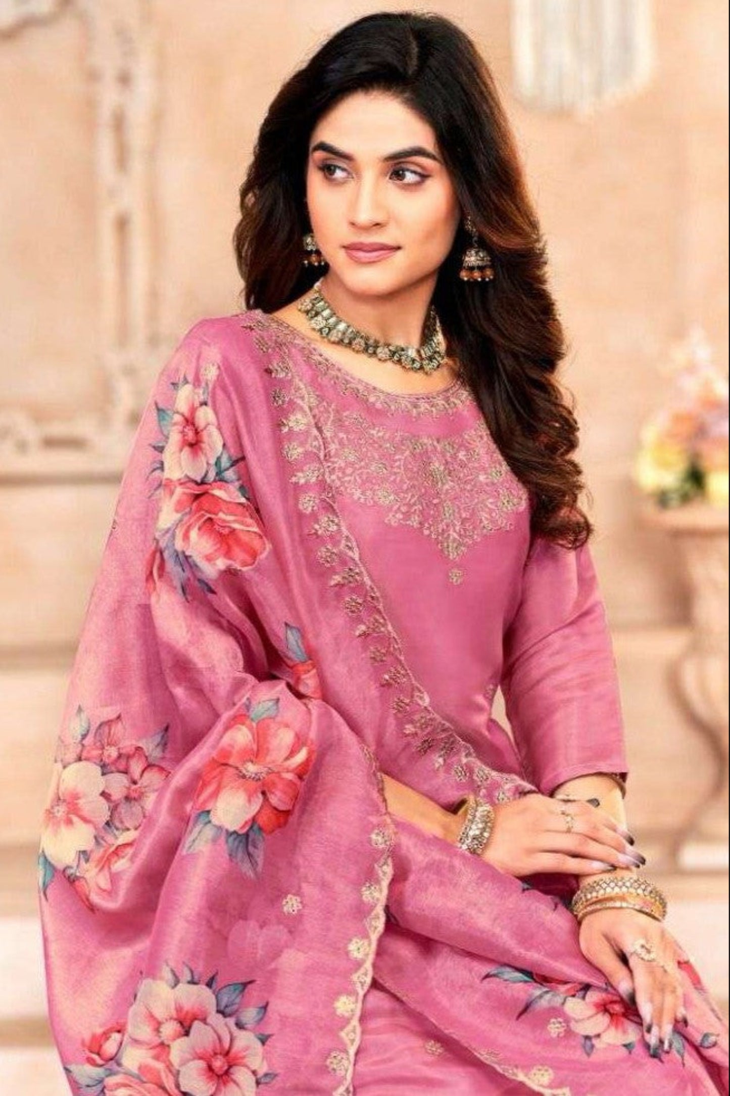 Light pink cotton wear brings a soft, graceful charm—ideal for daytime events, casual outings, or adding a feminine touch to your everyday look.