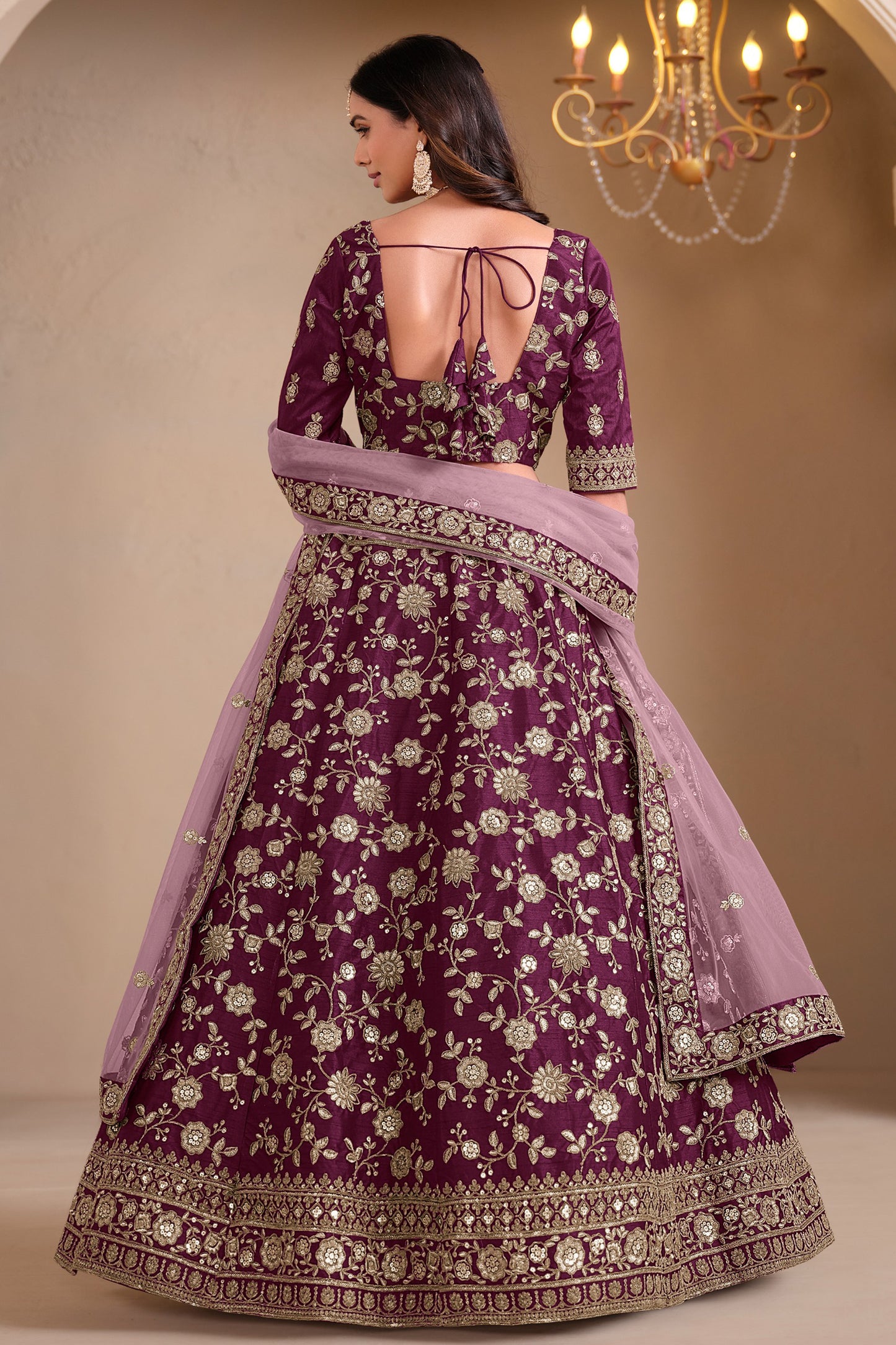 "Celebrate Diwali in style with our USA lehengas."