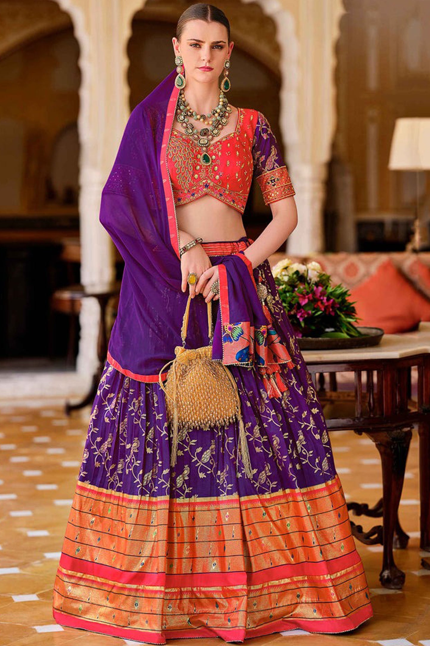 "Desi-style lehengas for every event in the USA."