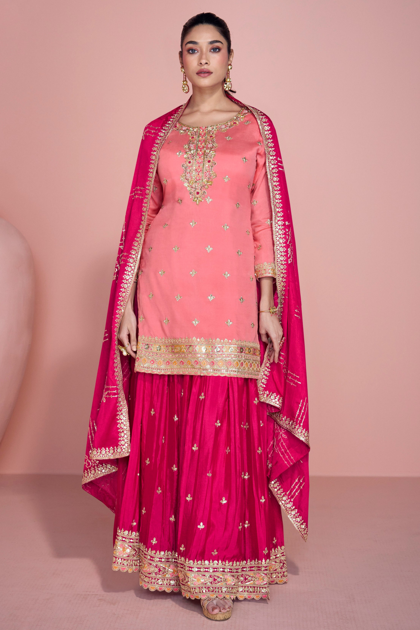 Stitched Sharara outfit for women with USA delivery