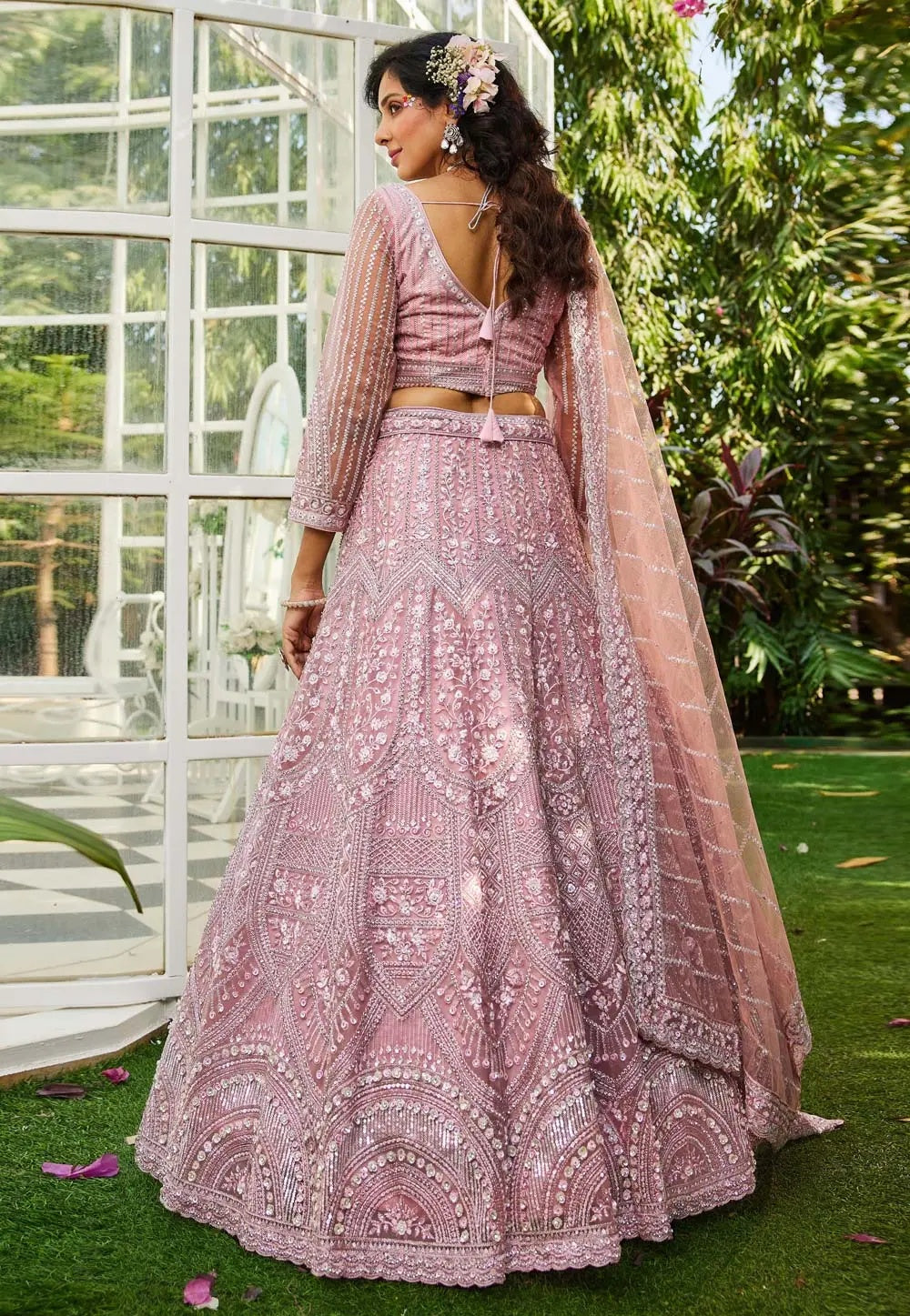 "Shop lehengas for festivals and weddings in America."