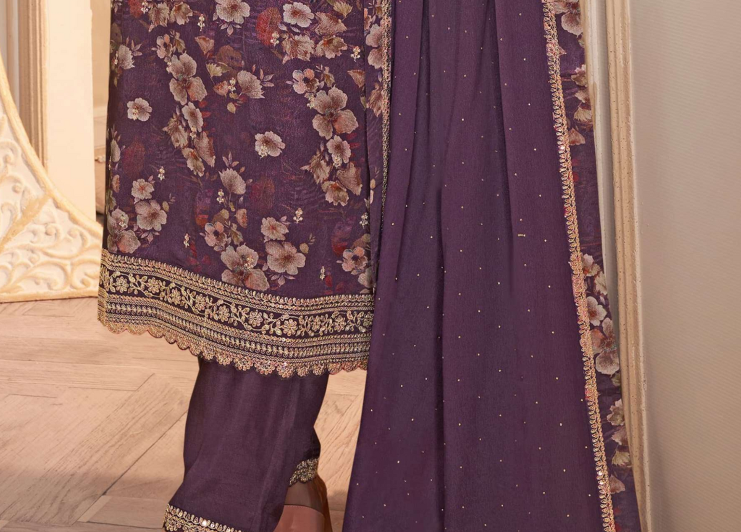 Adorn yourself in ensembles that blend vibrant colors, delicate embellishments, and flawless tailoring.