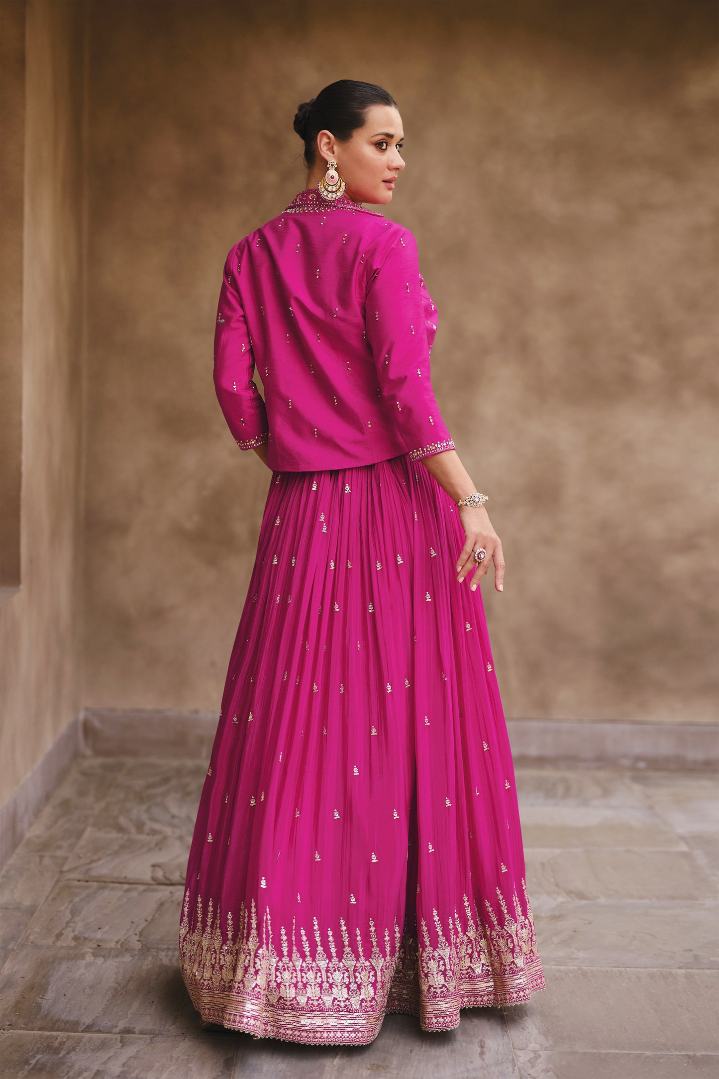 "Dazzling lehengas for Eid and Diwali in the USA."