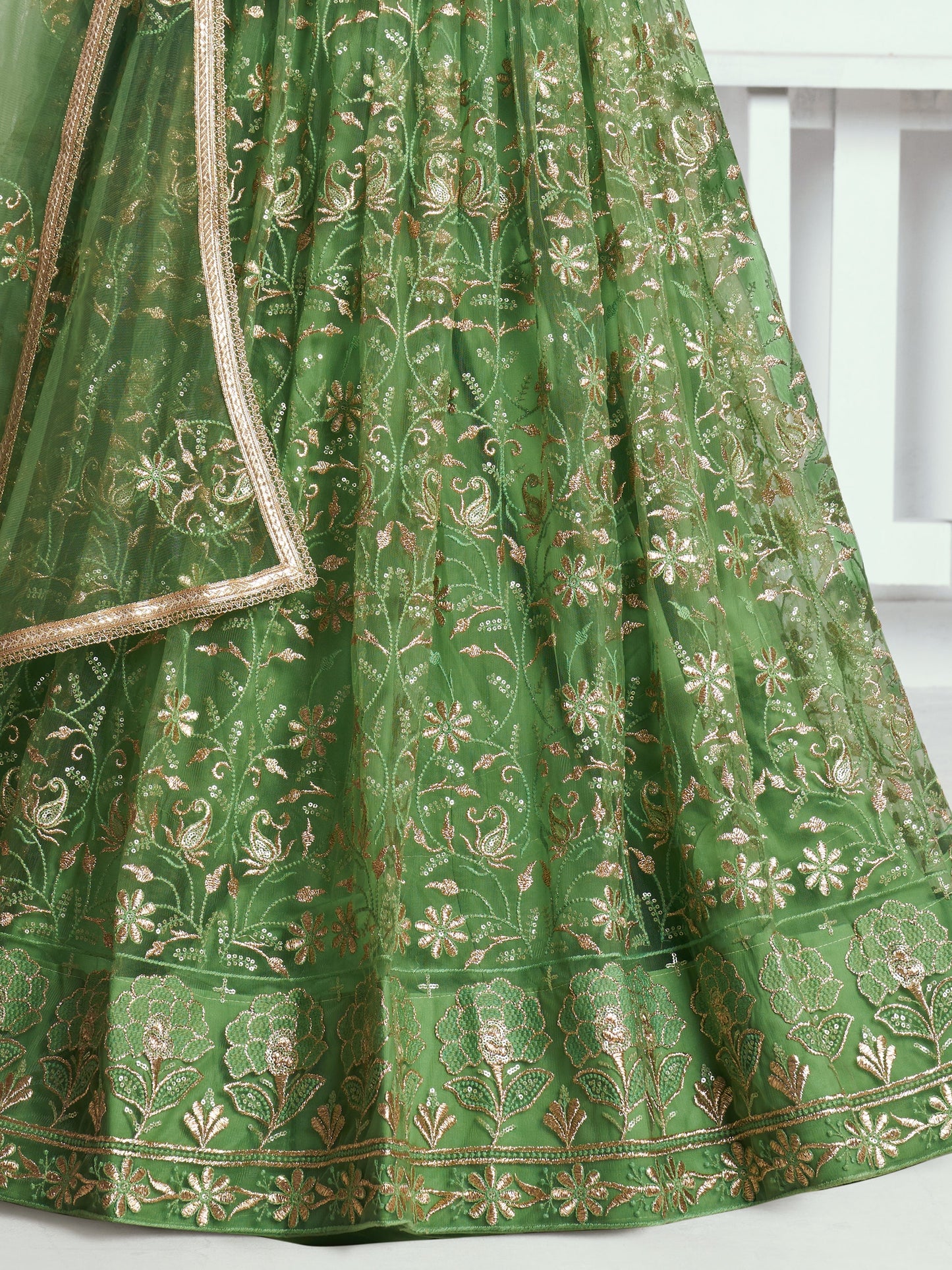 "Lehengas designed for Indian culture in the USA."
