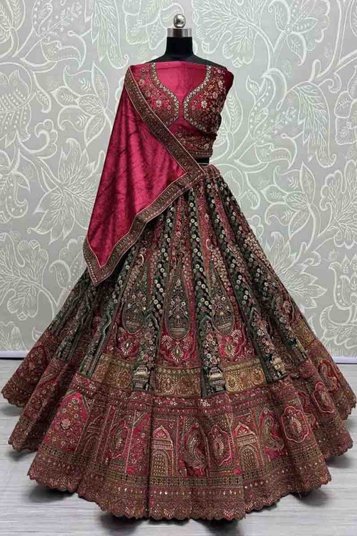 "Perfect lehengas for Diwali, Navratri, and more in the USA."