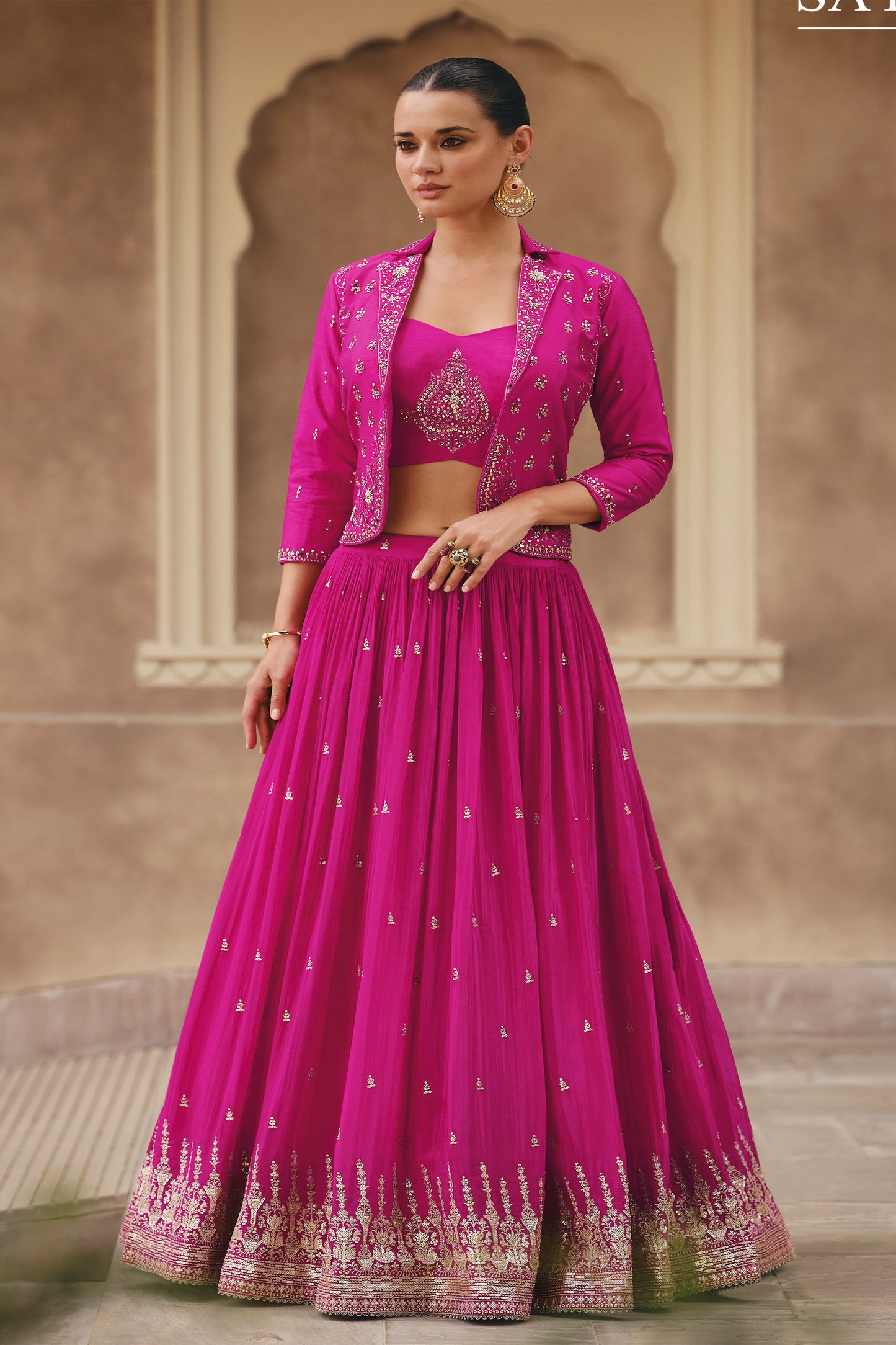 "Dazzling lehengas for Eid and Diwali in the USA."