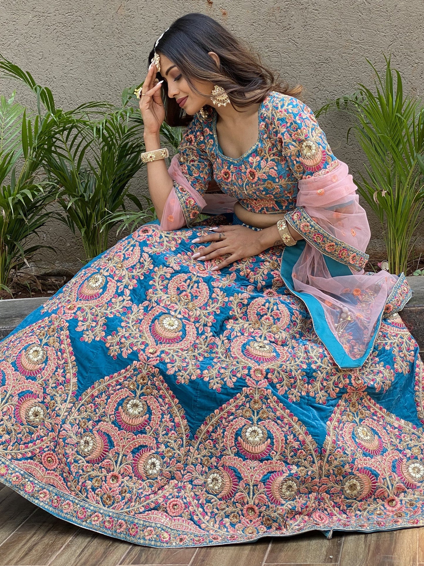 "Desi-style lehengas for every event in the USA."