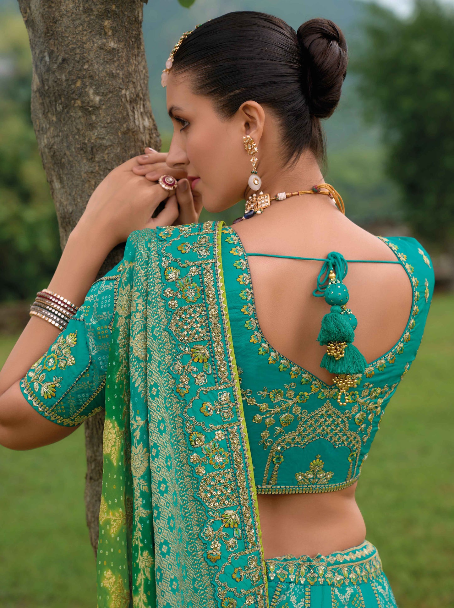 "Dress up for desi events in the U.S. with stylish lehengas."