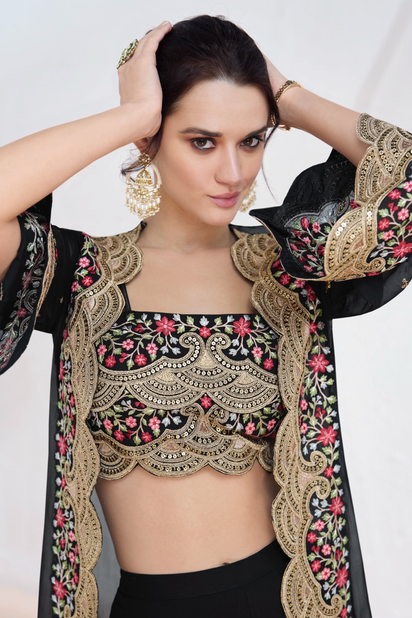 Buy Pakistani Sharara outfit stitched for USA delivery