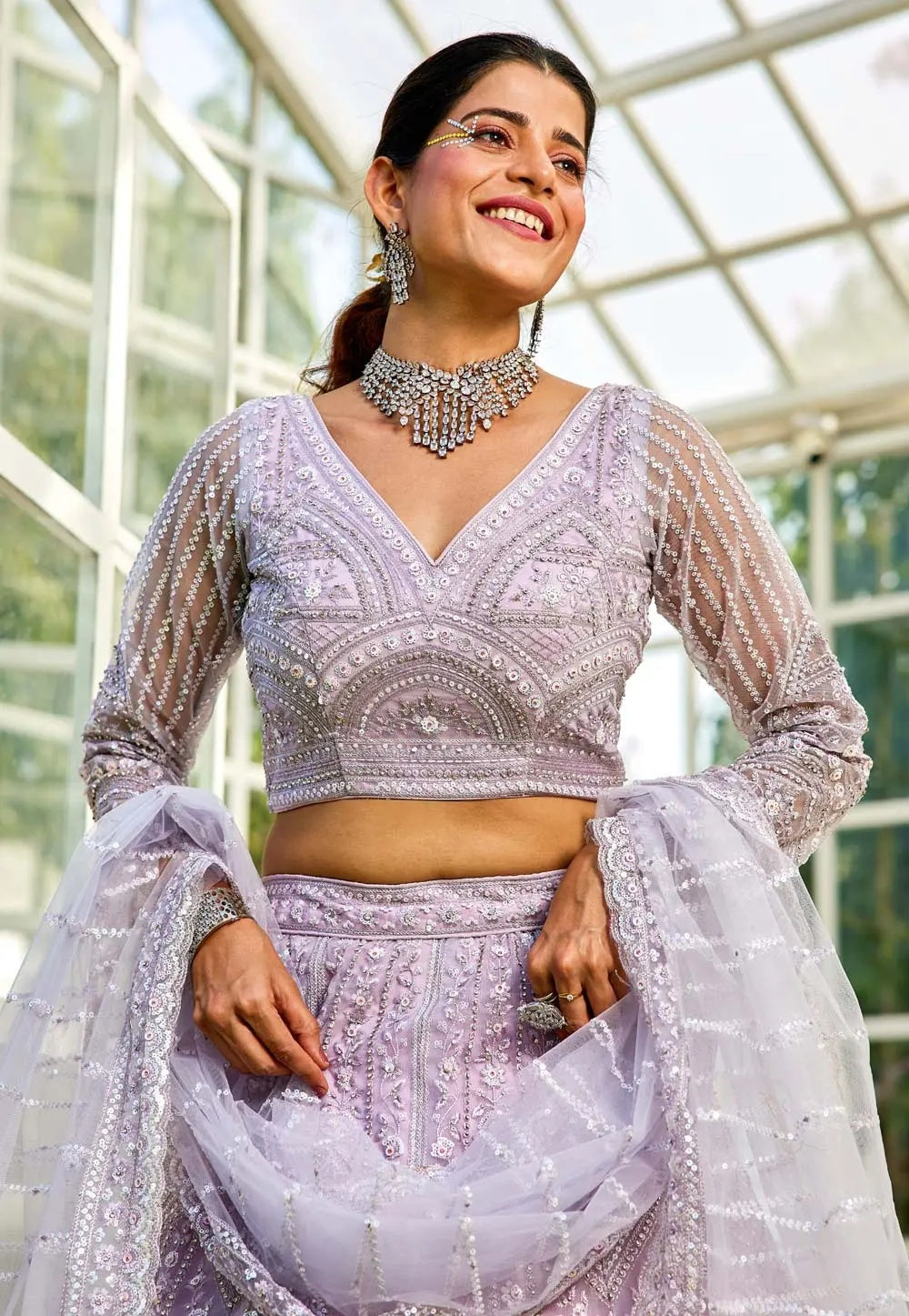 Lehenga outfits for Indian cultural events in the USA."