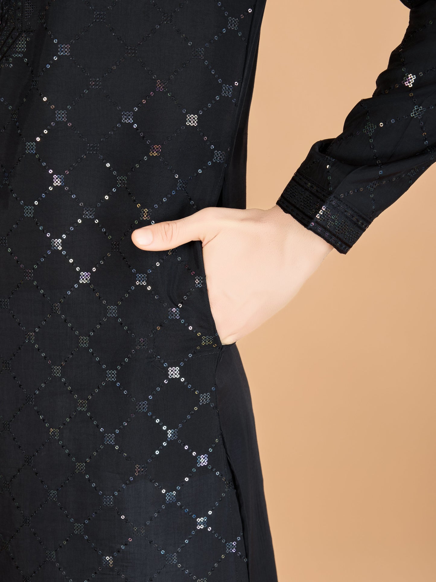 black kurta,plus size available,Comfort Fit,Premium Fabric,Express Delivery.