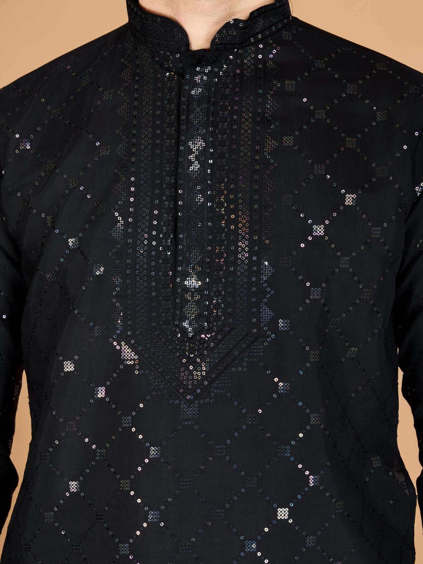 black kurta,plus size available,Comfort Fit,Premium Fabric,Express Delivery.