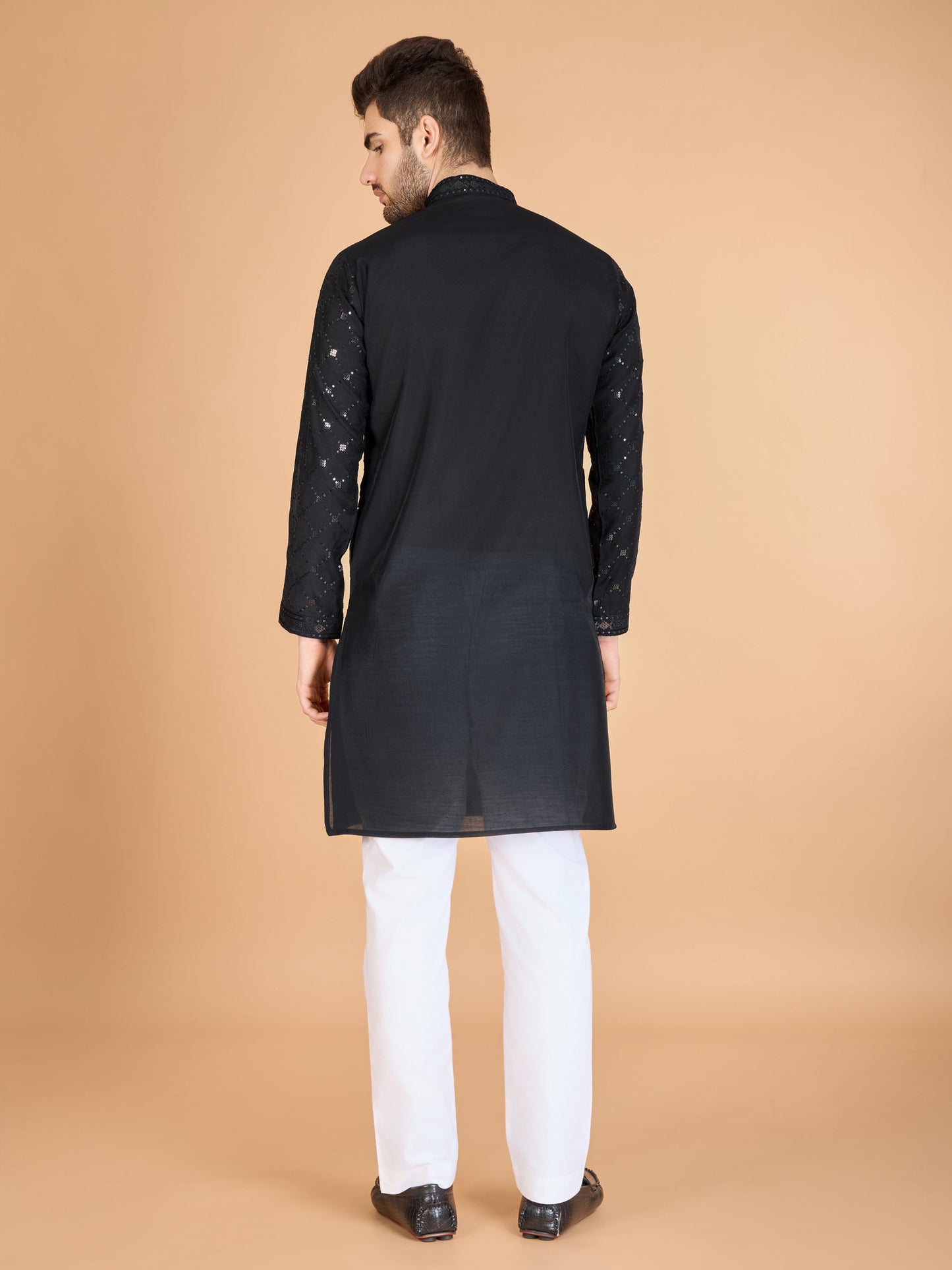 black kurta,plus size available,Comfort Fit,Premium Fabric,Express Delivery.