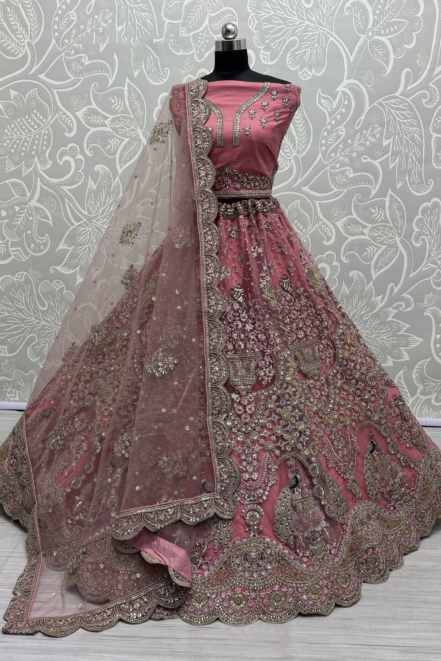 pink lehenga,plus size available,Comfort Fit,Premium Fabric,Express Delivery.