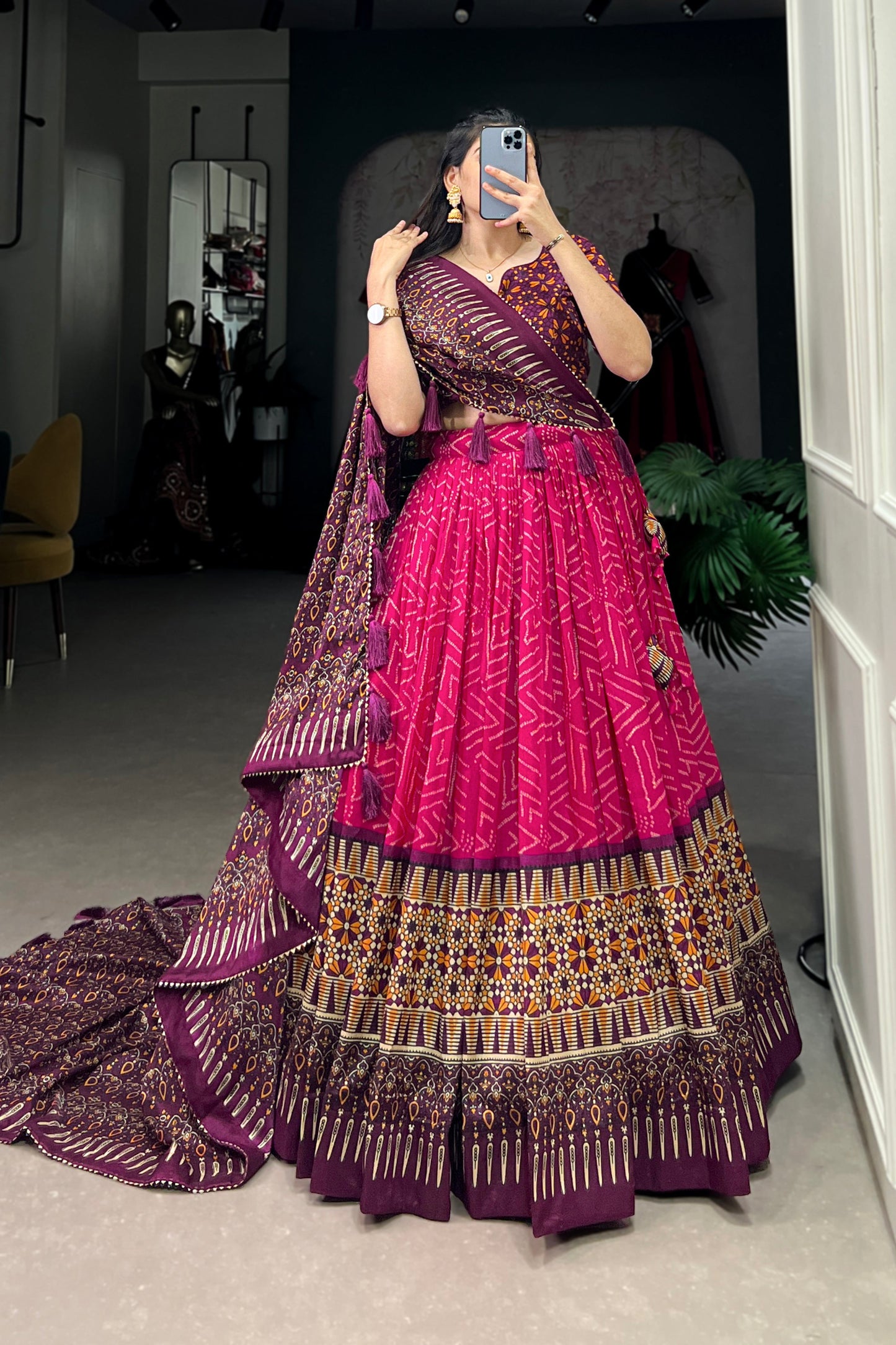pink lehenga,plus size available,Comfort Fit,Premium Fabric,Express Delivery.