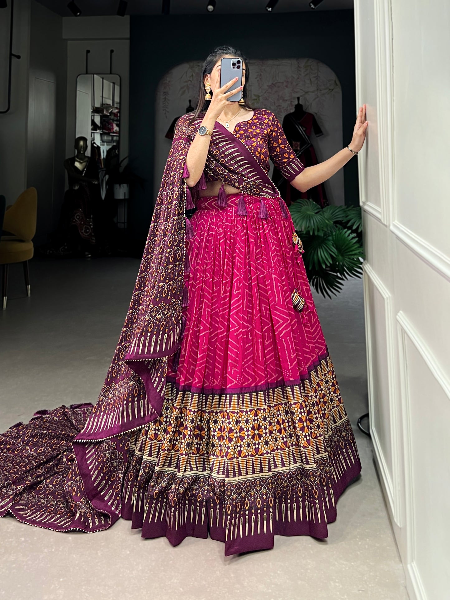 pink lehenga,plus size available,Comfort Fit,Premium Fabric,Express Delivery.