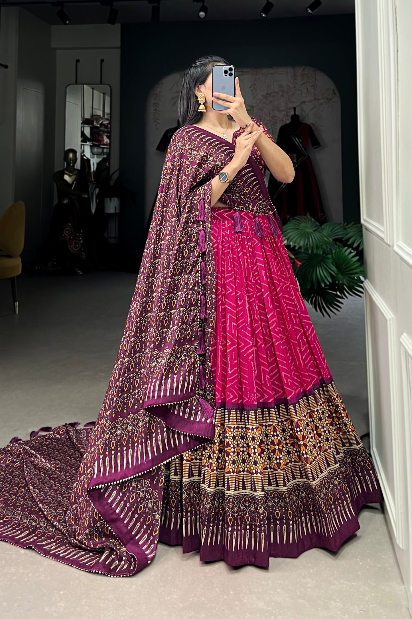 pink lehenga,plus size available,Comfort Fit,Premium Fabric,Express Delivery.