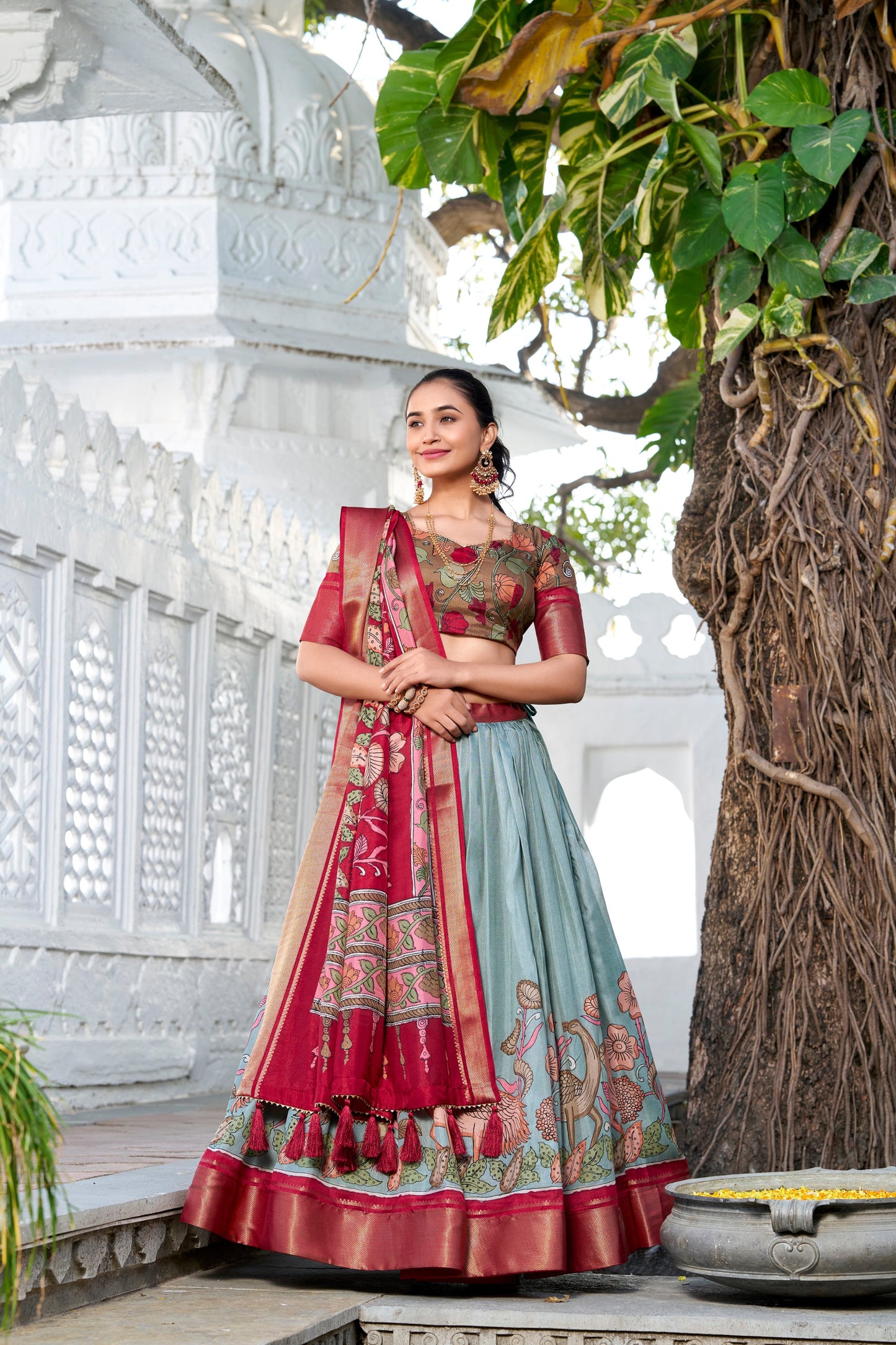 light green lehenga,plus size available,Comfort Fit,Premium Fabric,Express Delivery.