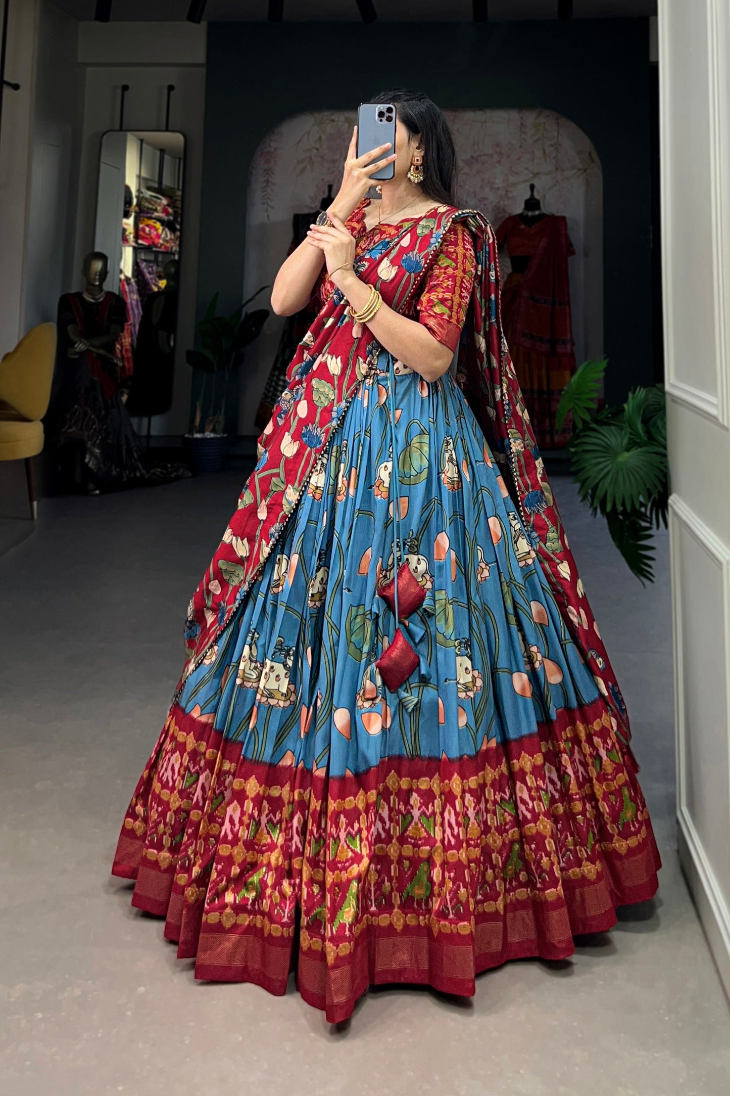 sky blue lehenga,plus size available,Comfort Fit,Premium Fabric,Express Delivery.