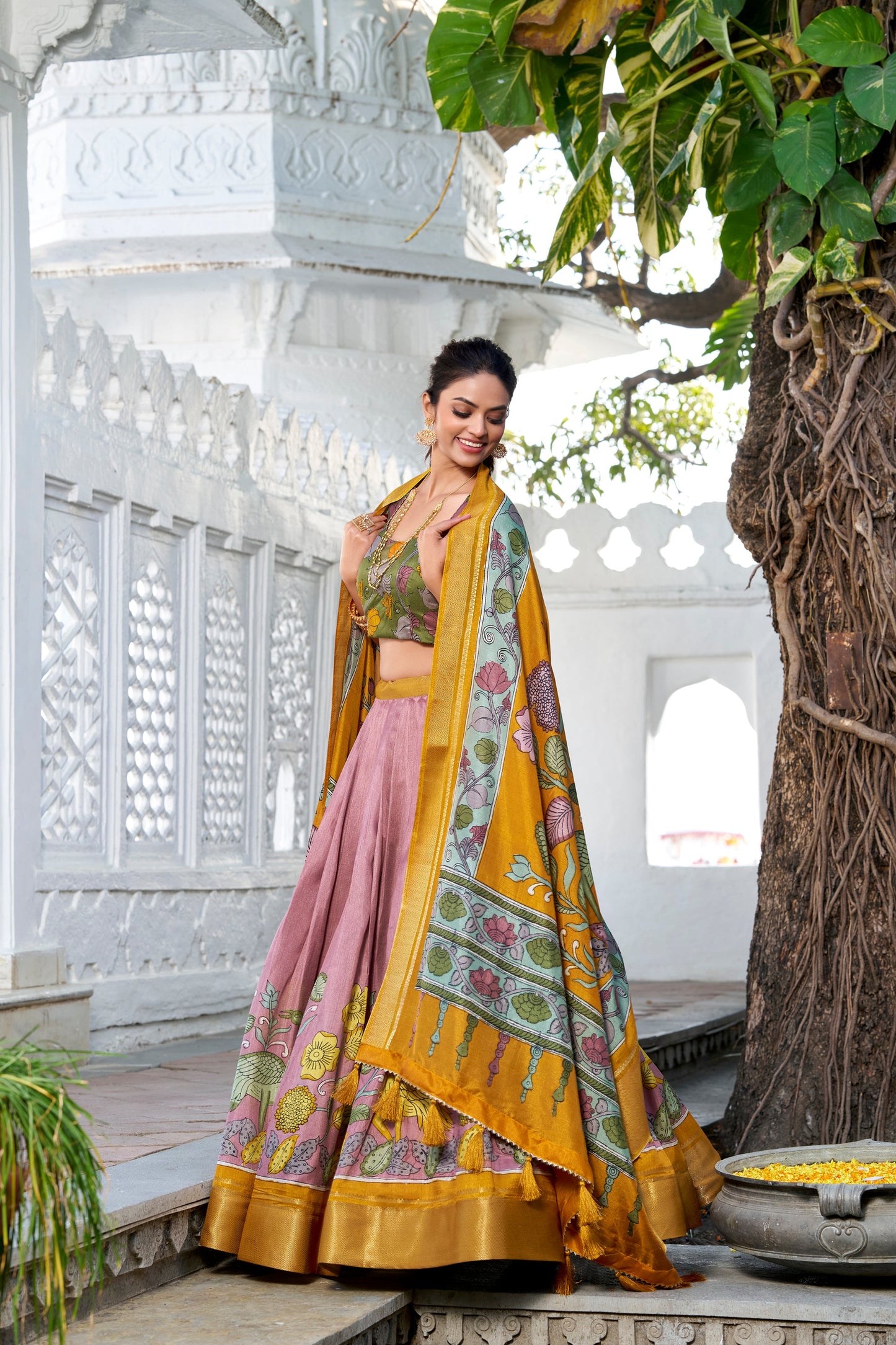 peach lehenga,plus size available,Comfort Fit,Premium Fabric,Express Delivery.