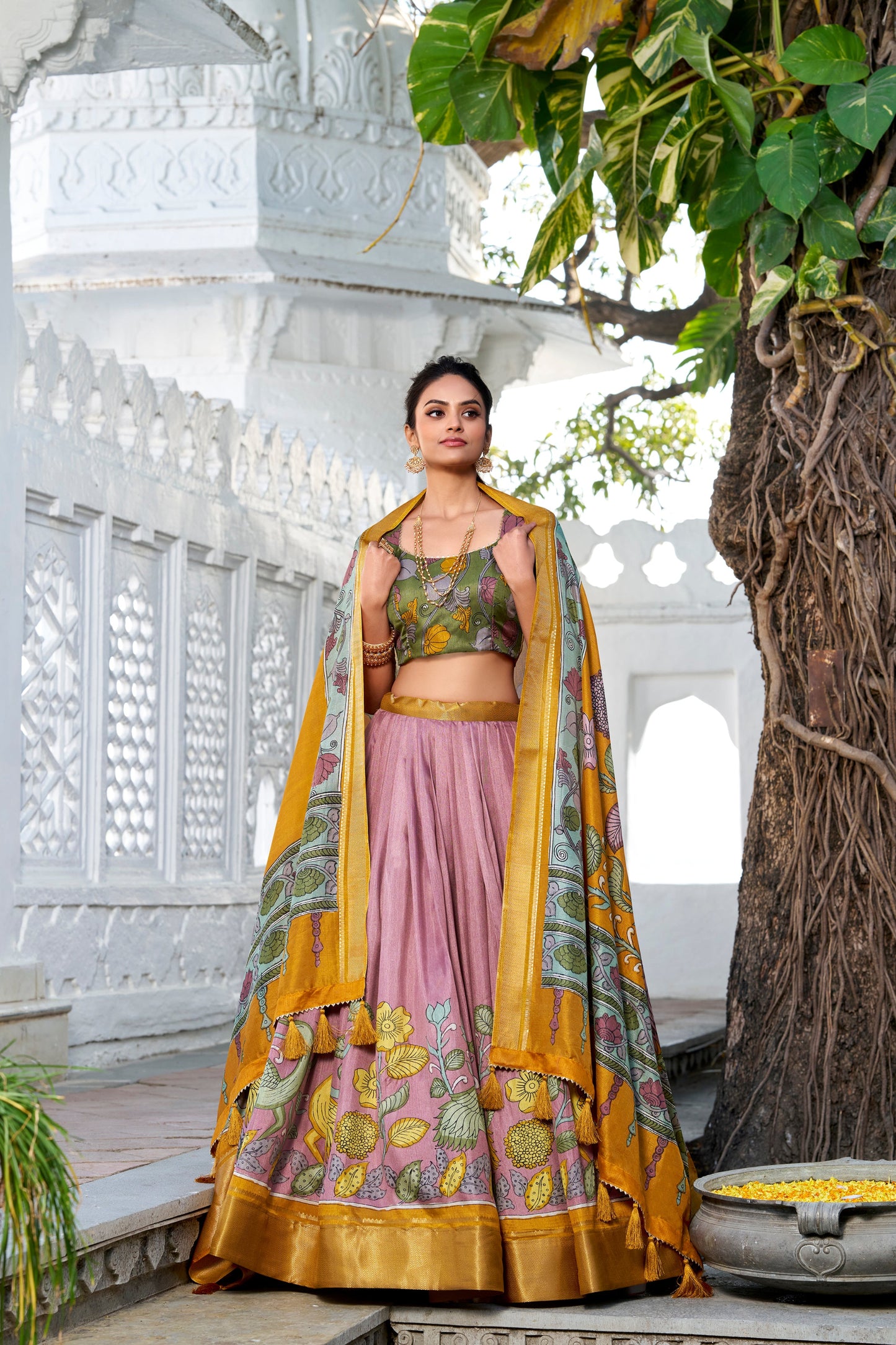 peach lehenga,plus size available,Comfort Fit,Premium Fabric,Express Delivery.