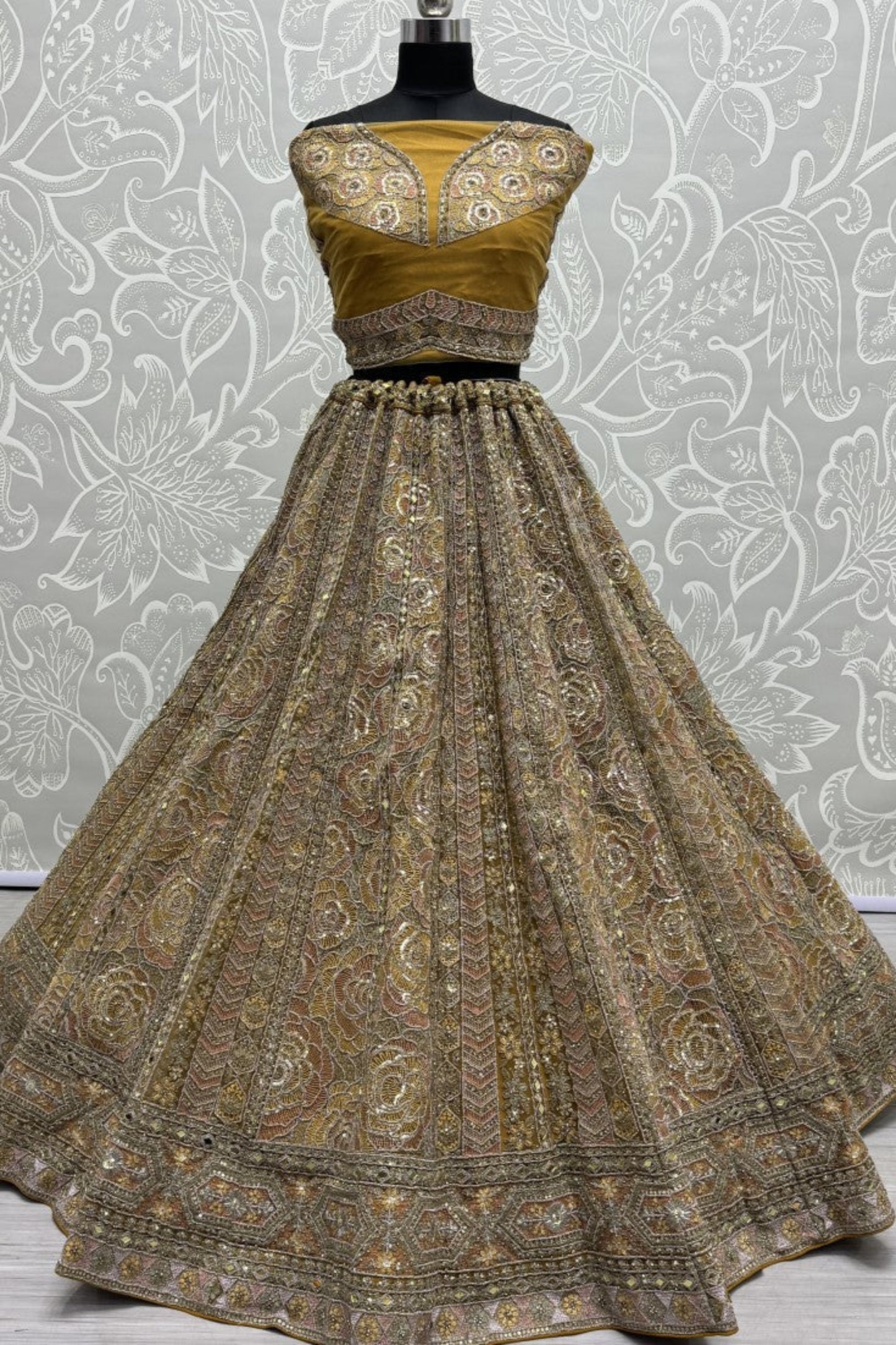 yellow lehenga,plus size available,Comfort Fit,Premium Fabric,Express Delivery.