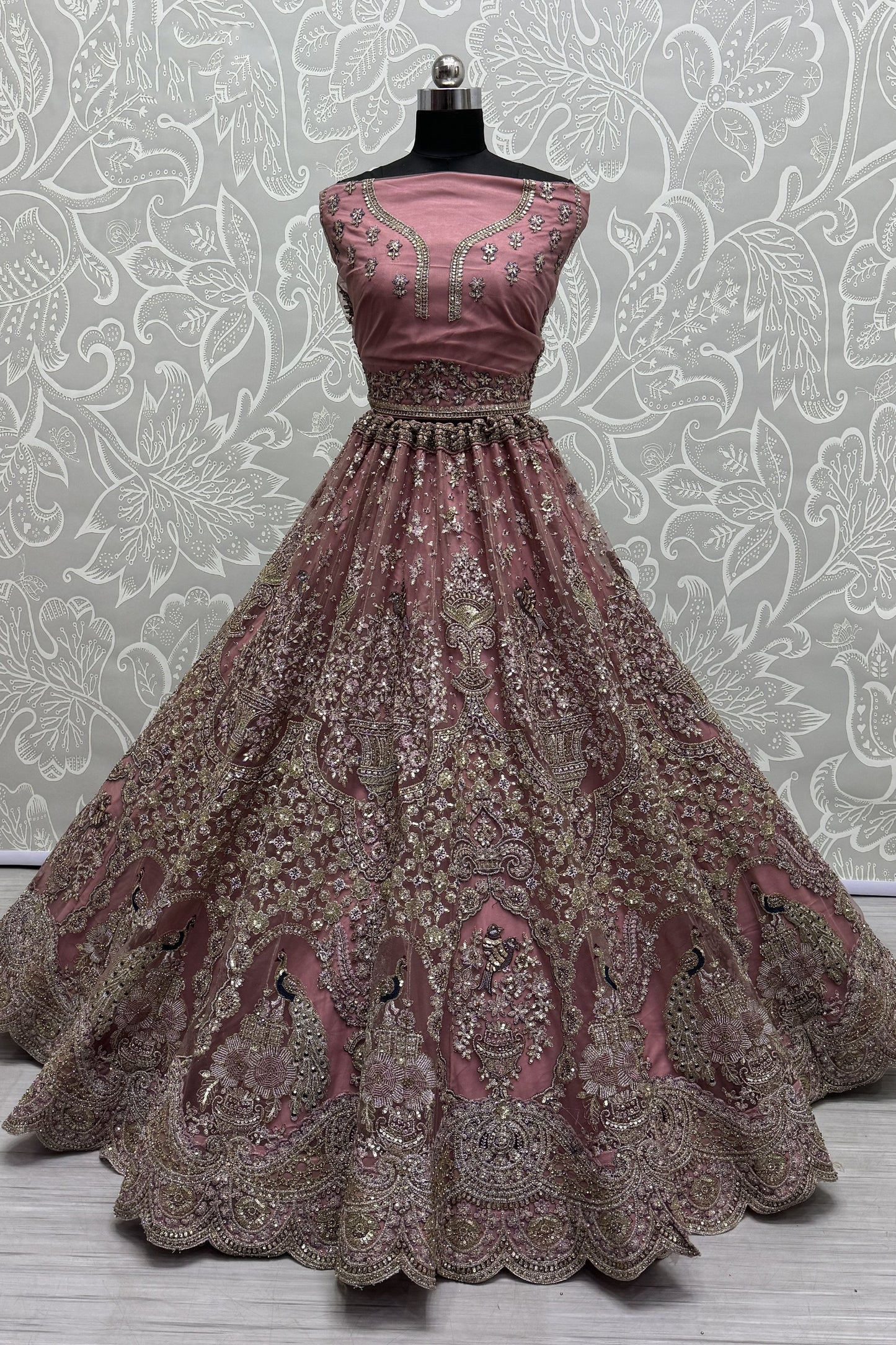 peach lehenga,plus size available,Comfort Fit,Premium Fabric,Express Delivery.