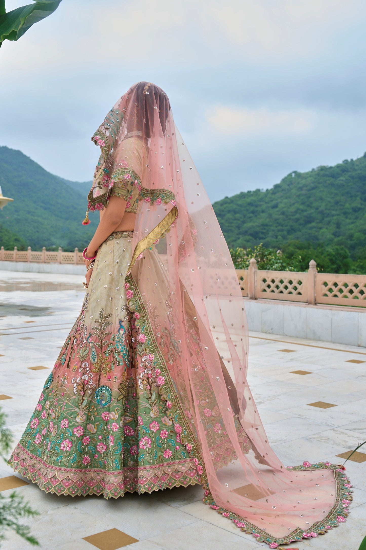 "Shop lehengas for festivals and weddings in America."