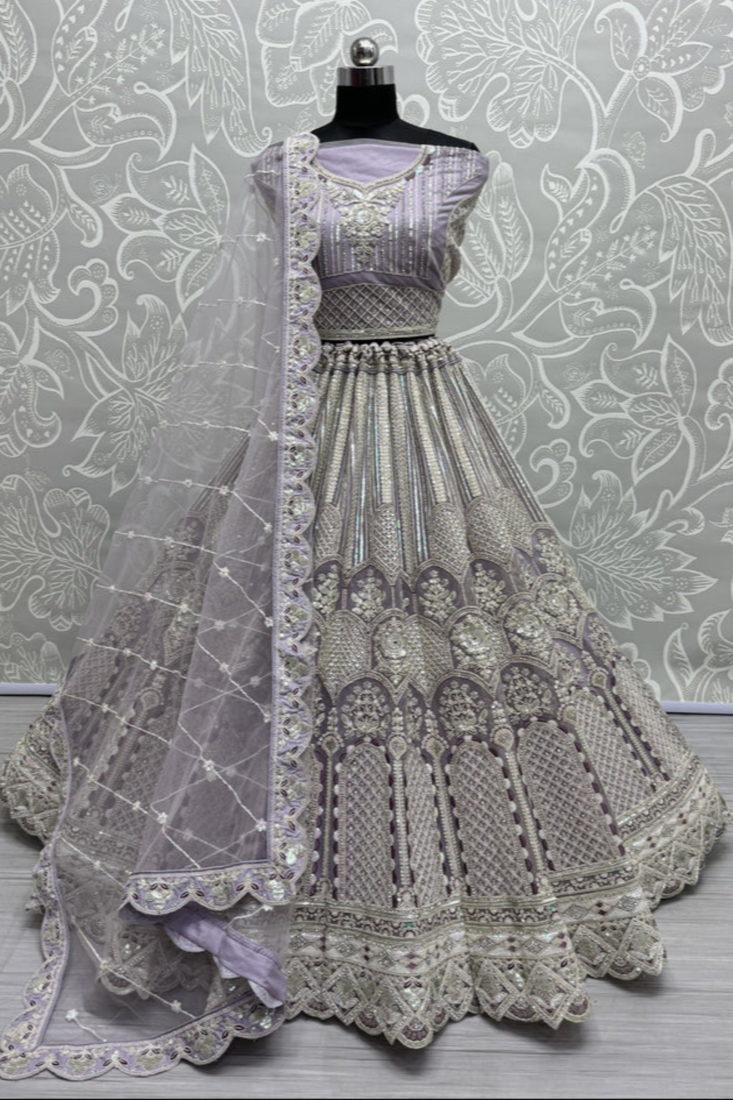 lavender lehenga,plus size available,Comfort Fit,Premium Fabric,Express Delivery.