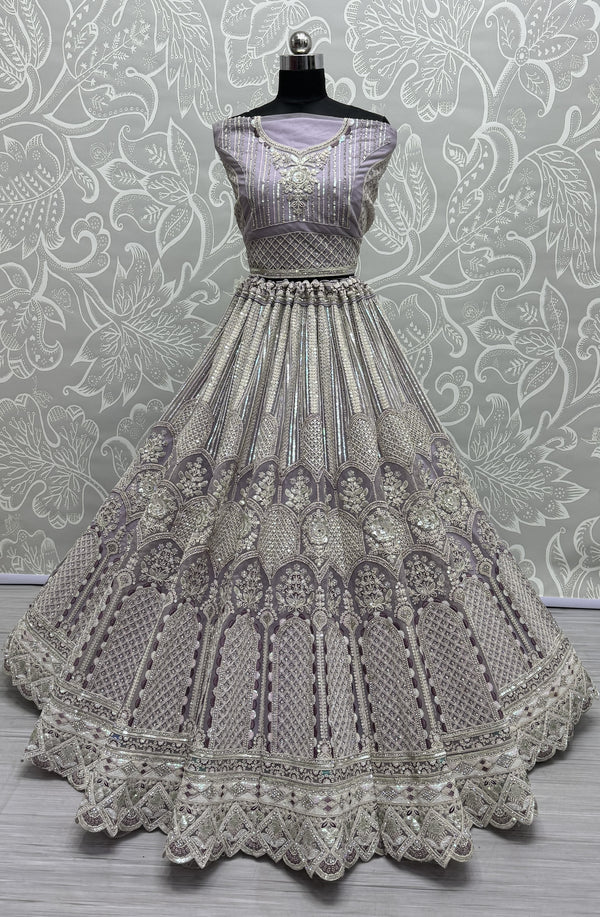 lavender lehenga,plus size available,Comfort Fit,Premium Fabric,Express Delivery.