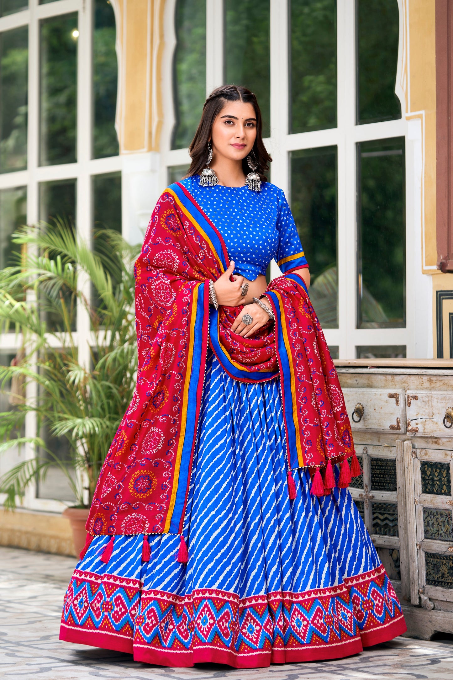 blue lehenga,plus size available,Comfort Fit,Premium Fabric,Express Delivery.