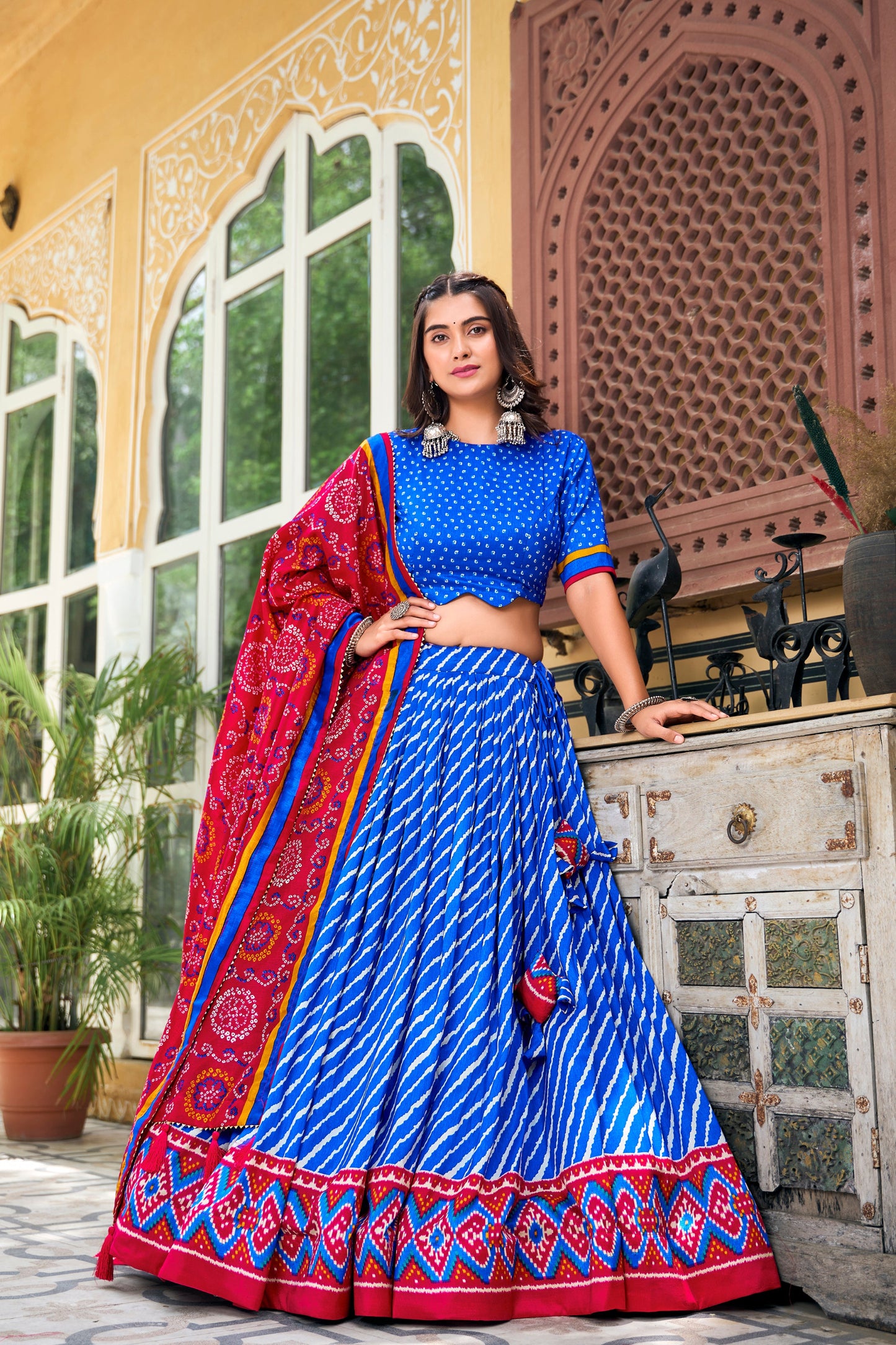 blue lehenga,plus size available,Comfort Fit,Premium Fabric,Express Delivery.