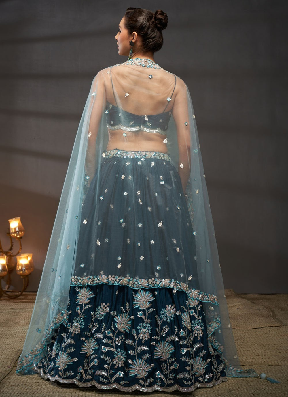 teal green lehenga,plus size available,Comfort Fit,Premium Fabric,Express Delivery.