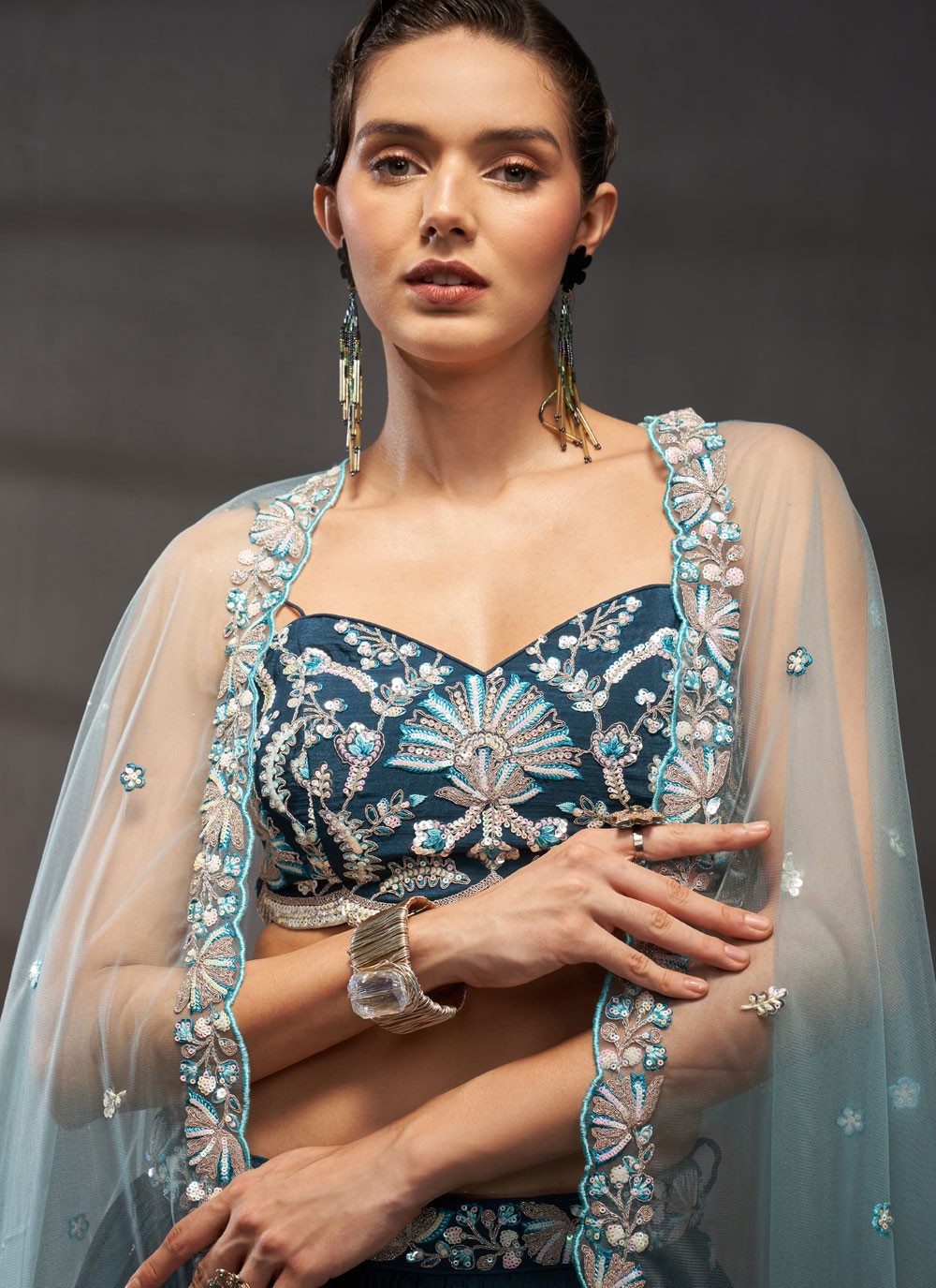 teal green lehenga,plus size available,Comfort Fit,Premium Fabric,Express Delivery.